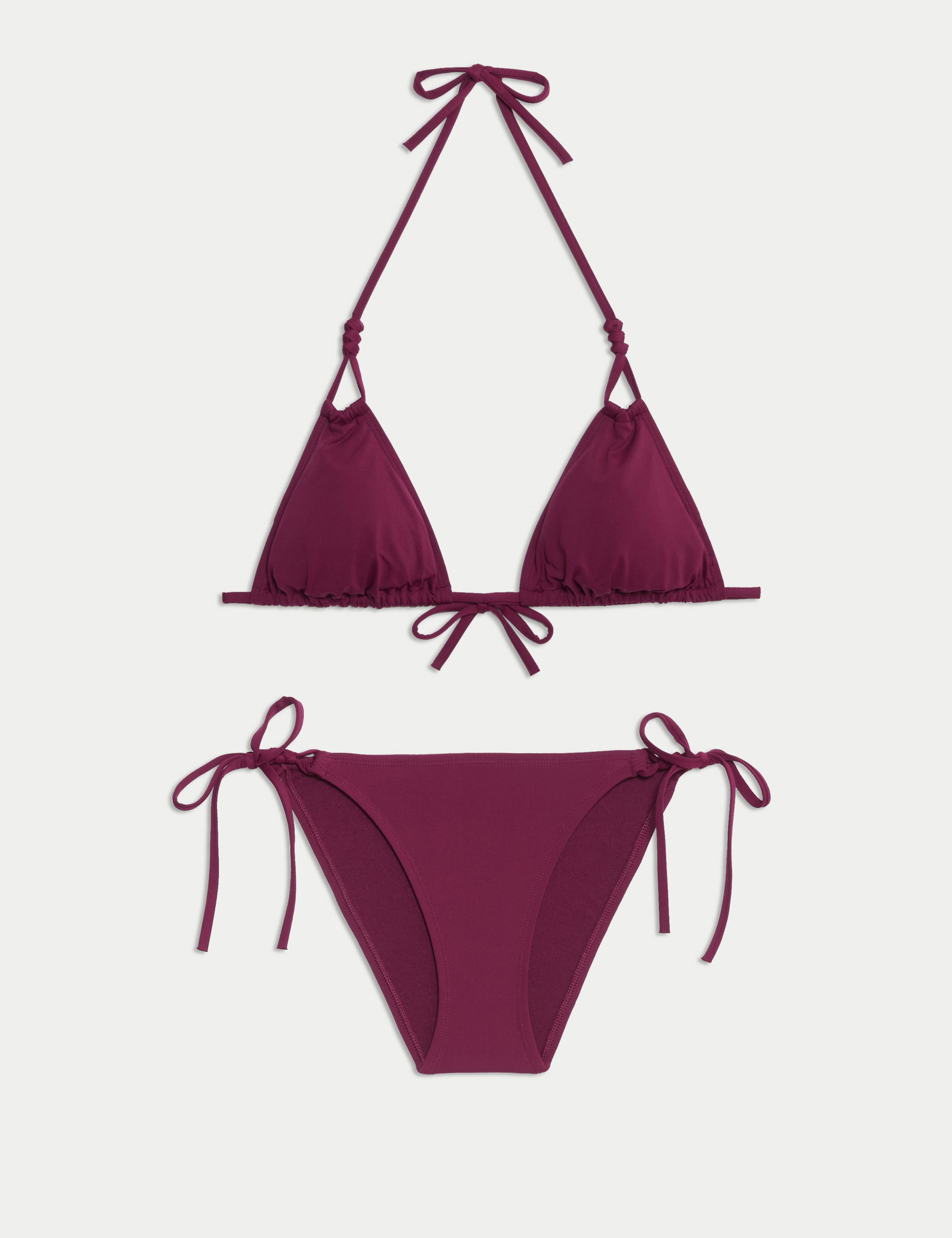 Knot Front Triangle Bikini Set 1 of 6