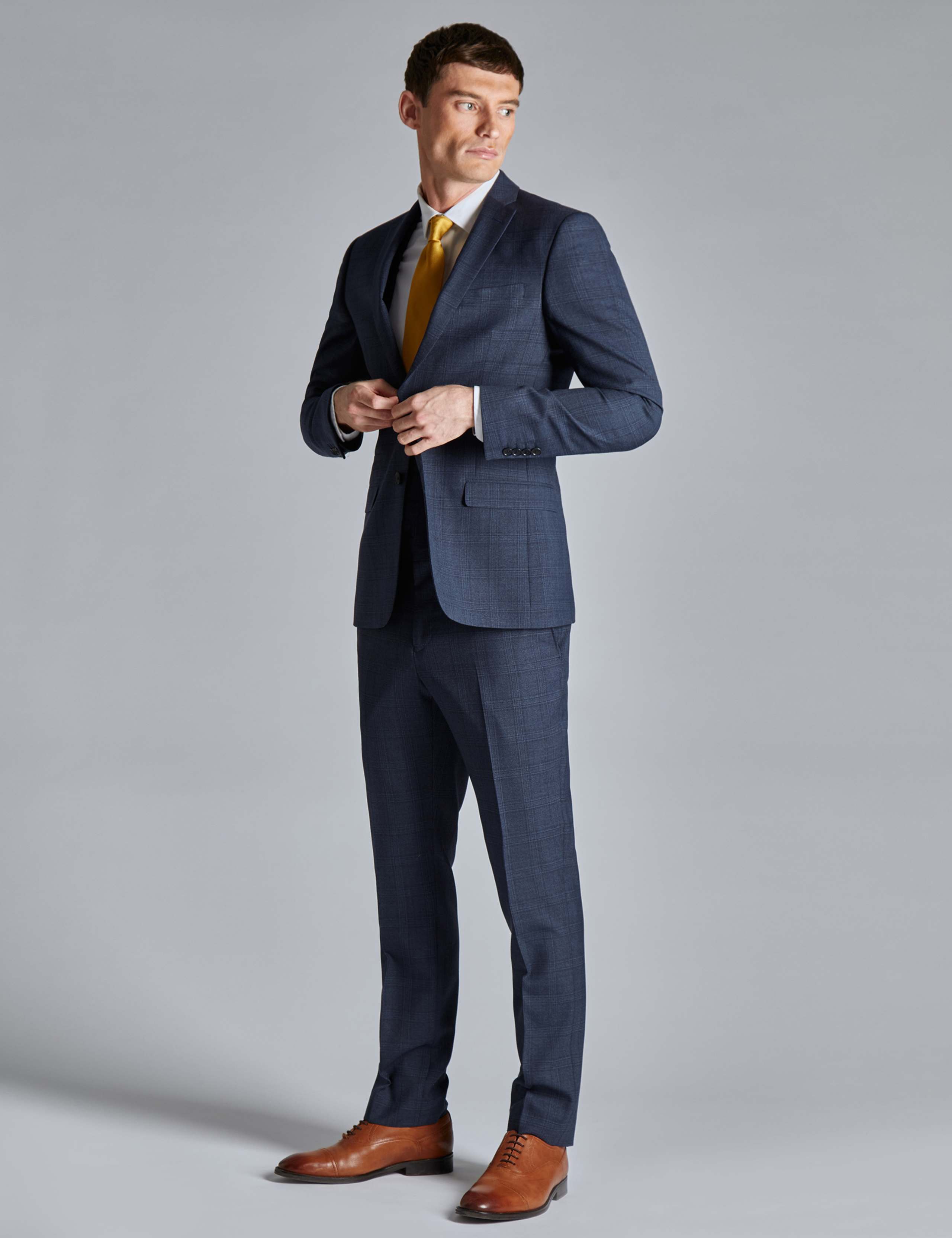 Slim Fit Wool Rich Check Suit 3 of 7