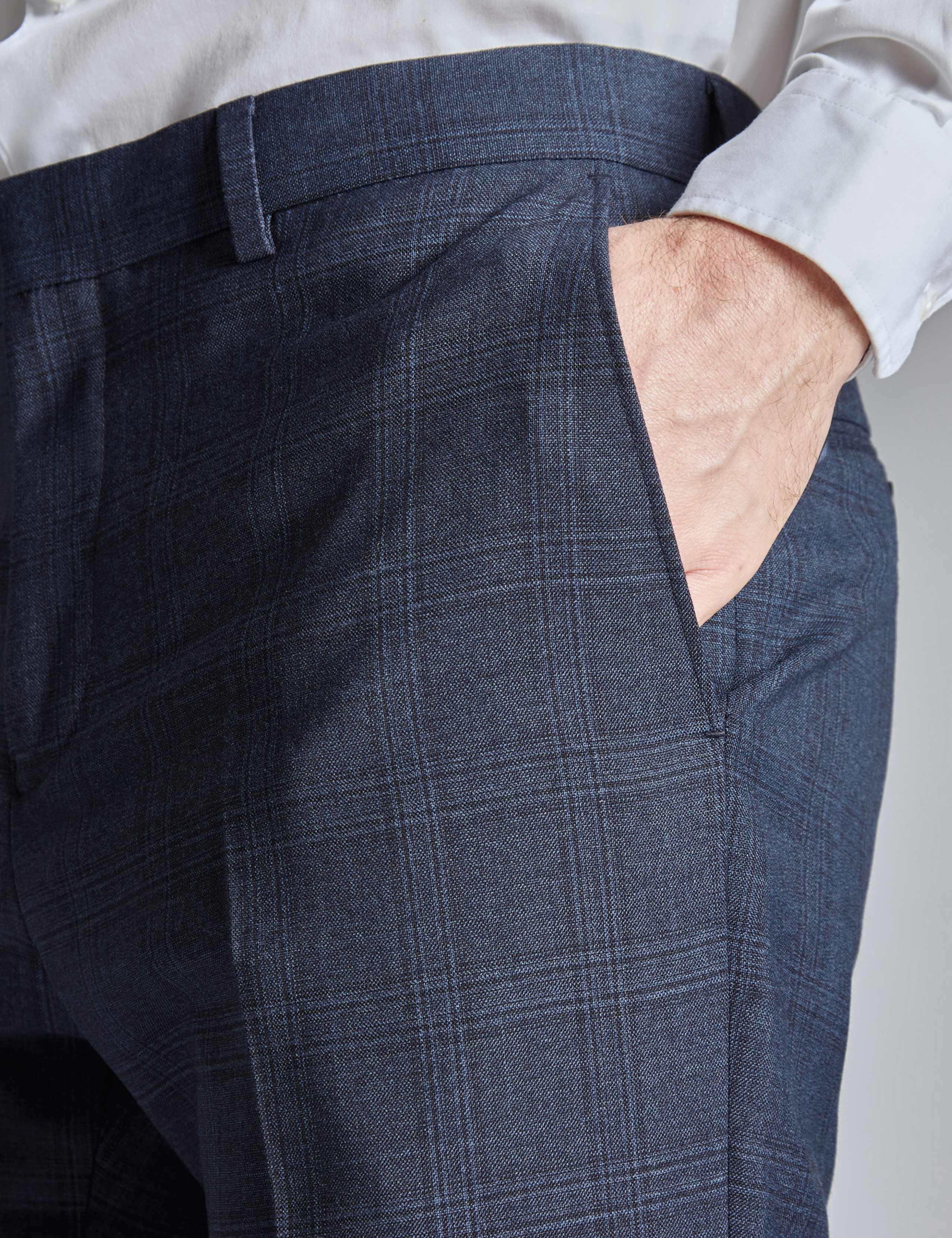 Slim Fit Wool Rich Check Suit 4 of 7