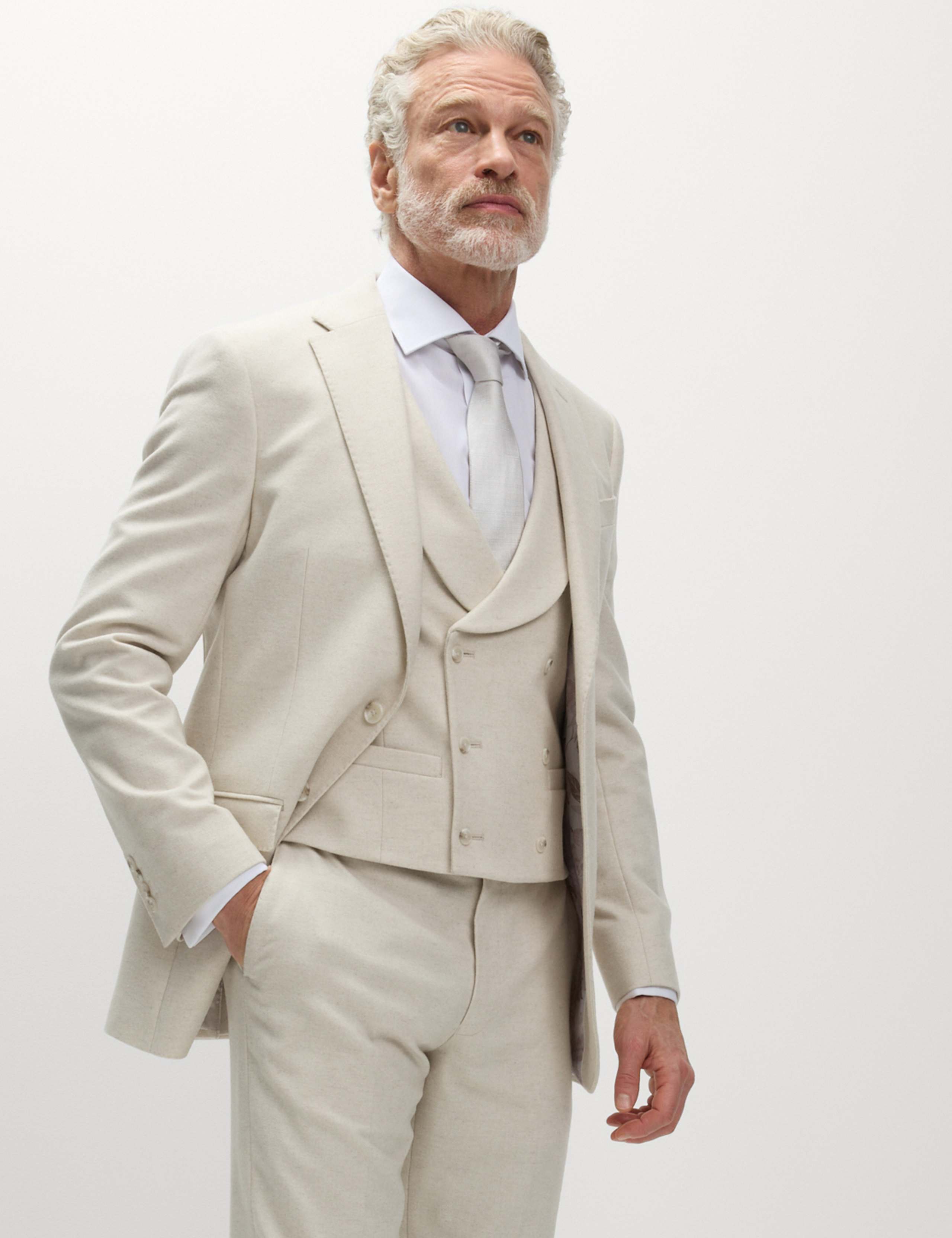 Tailored Fit Wool Rich Tweed Suit