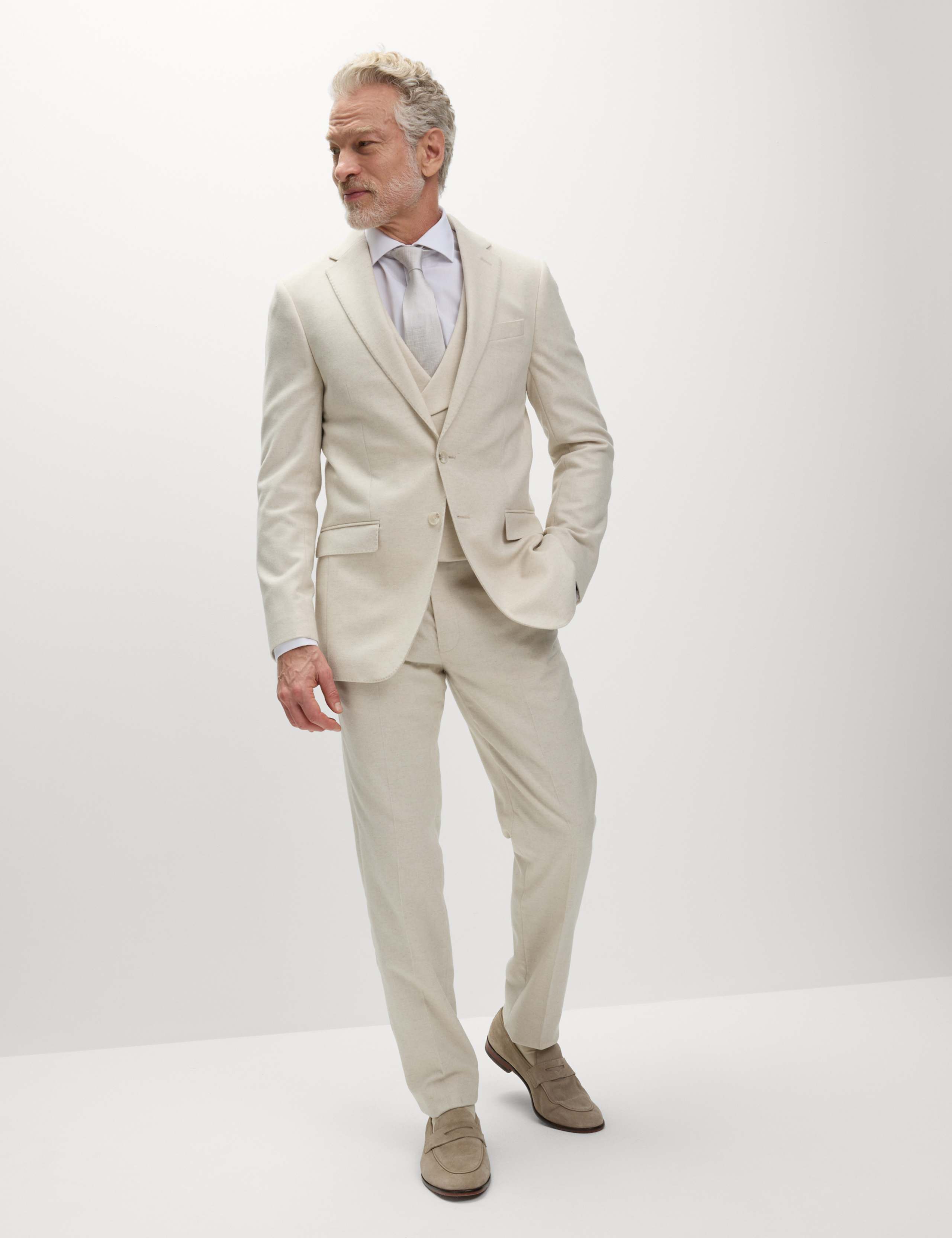Tailored Fit Wool Rich Tweed Suit 1 of 6