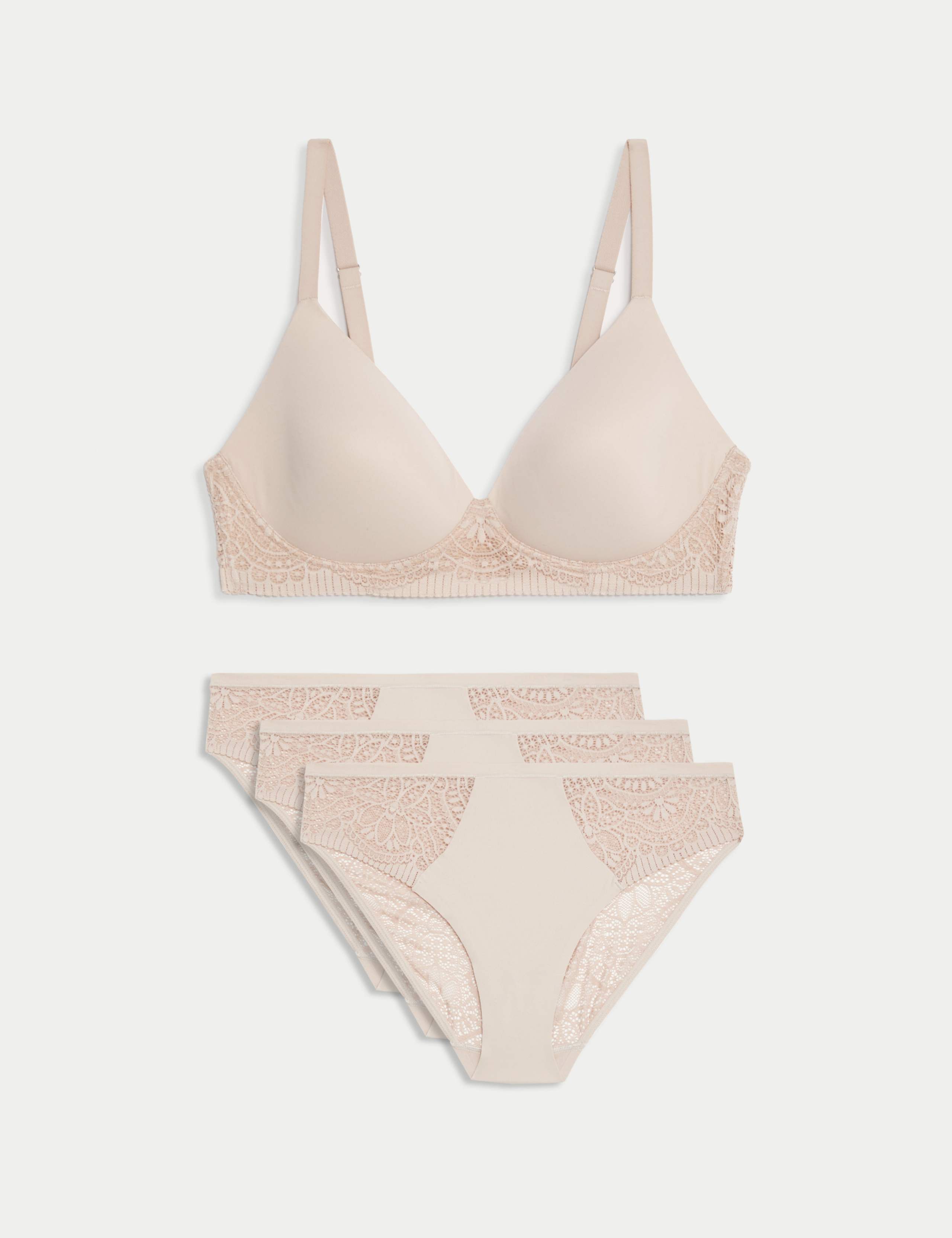 Body Soft™ Non Wired Full Cup Bra Set A-E 1 of 6