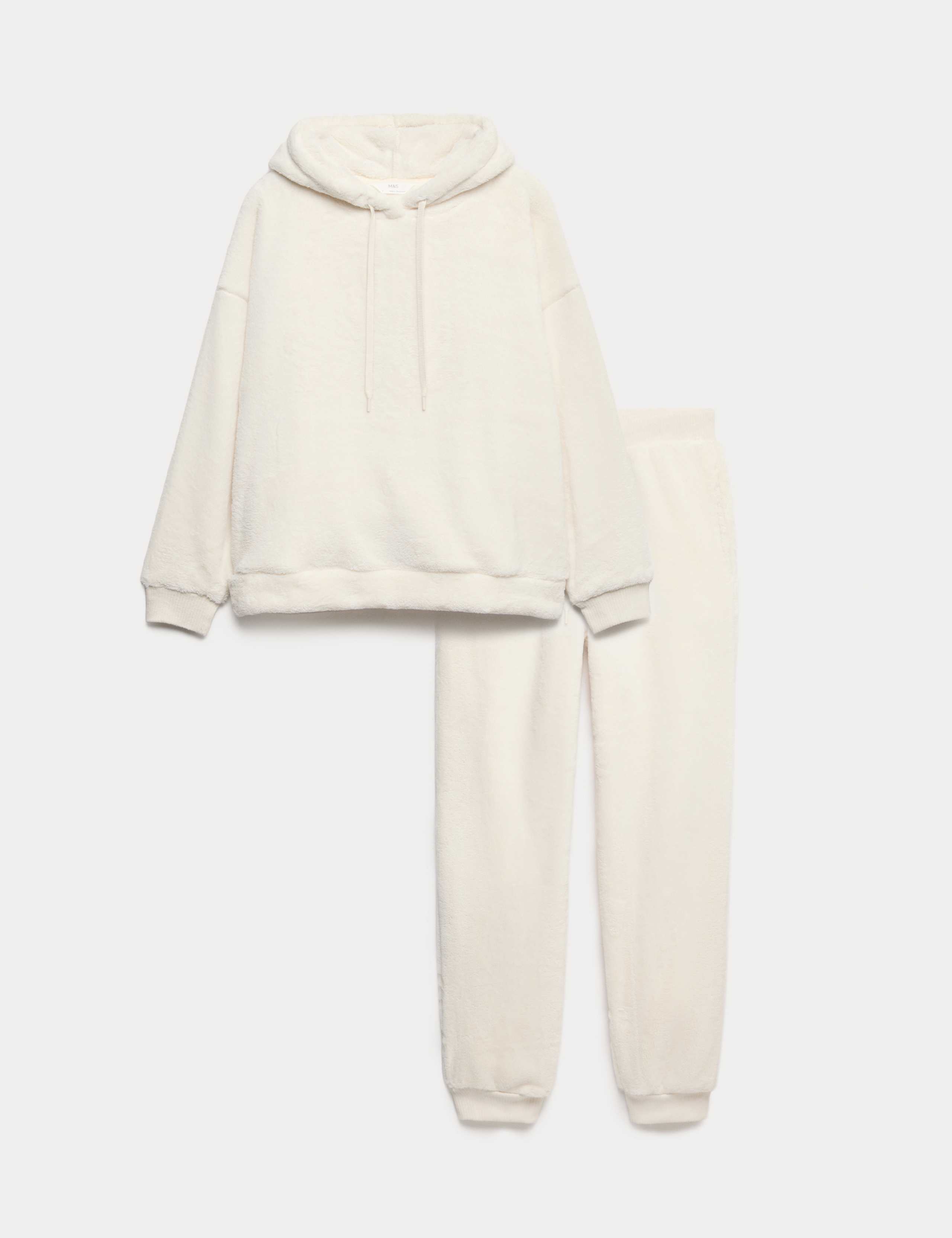 Fur Fleece Lounge Hoodie Set 1 of 6