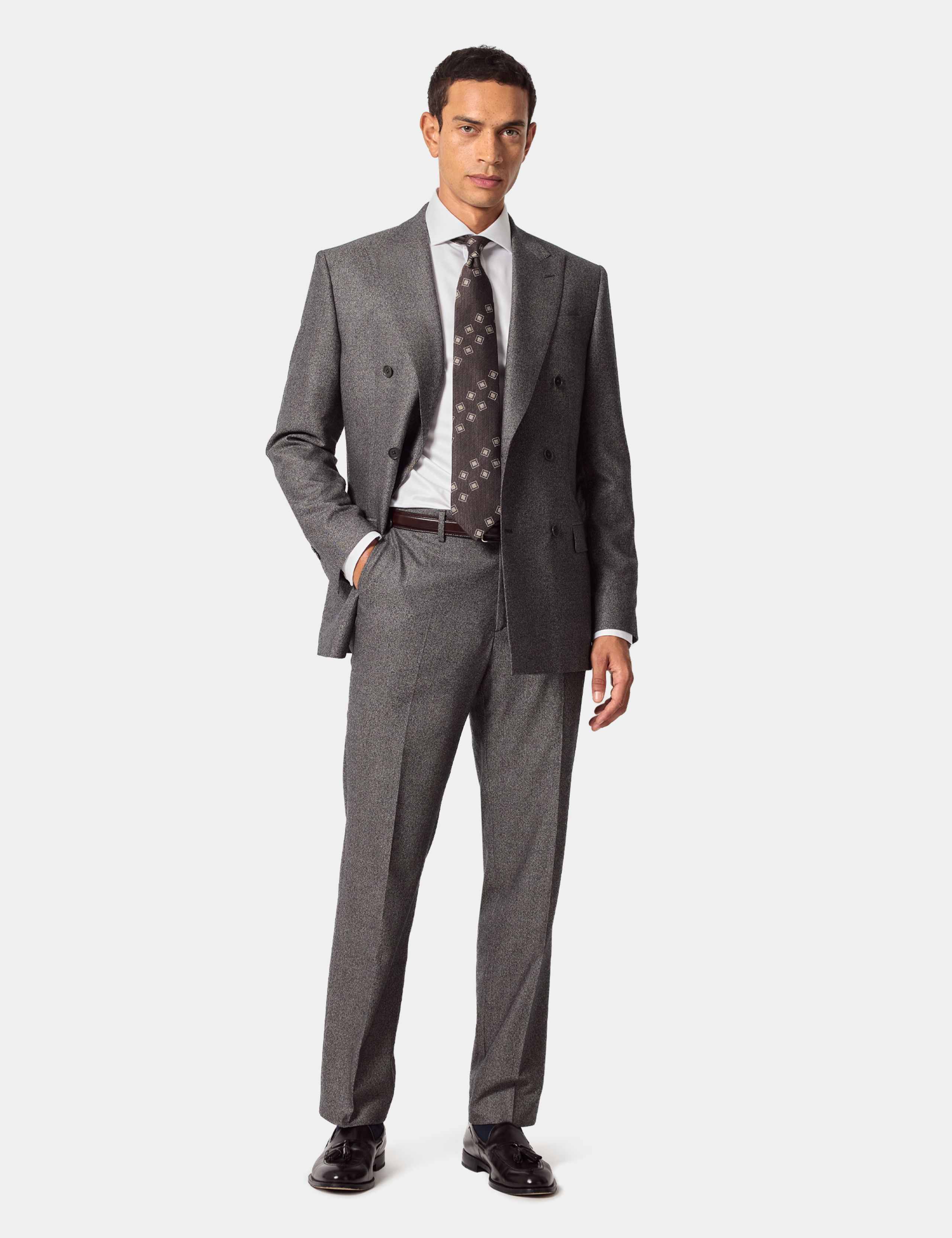 Pure Wool Herringbone Suit