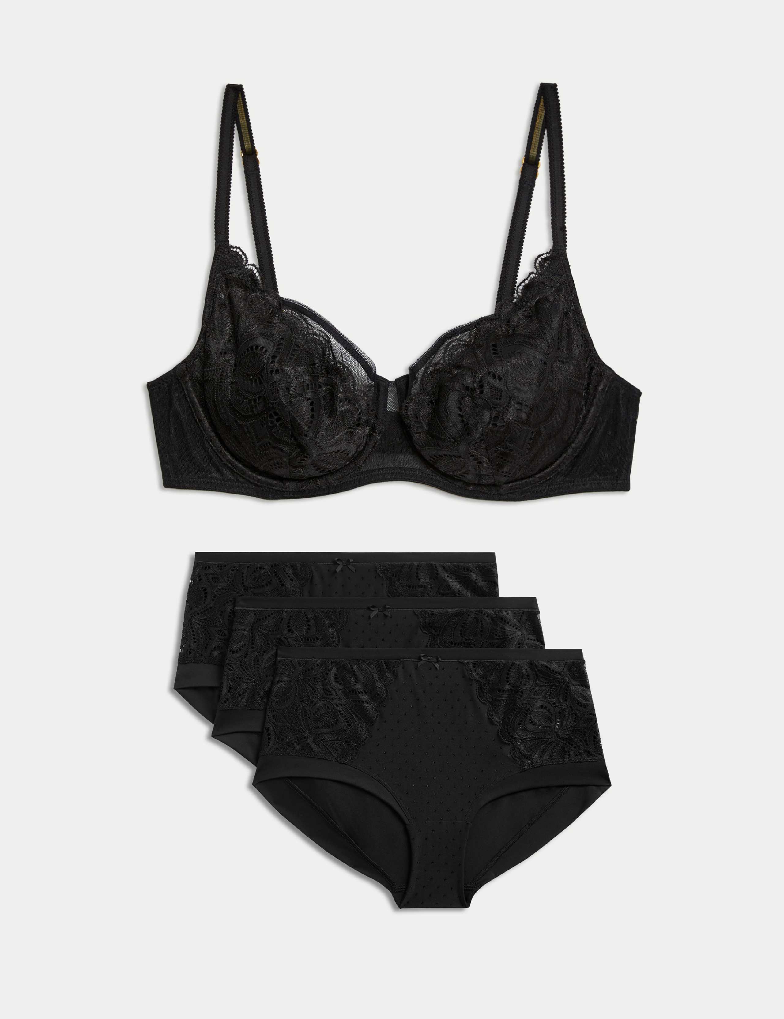 Amelia Lace Natural Lift™ Full Cup Bra Set A-E 1 of 6
