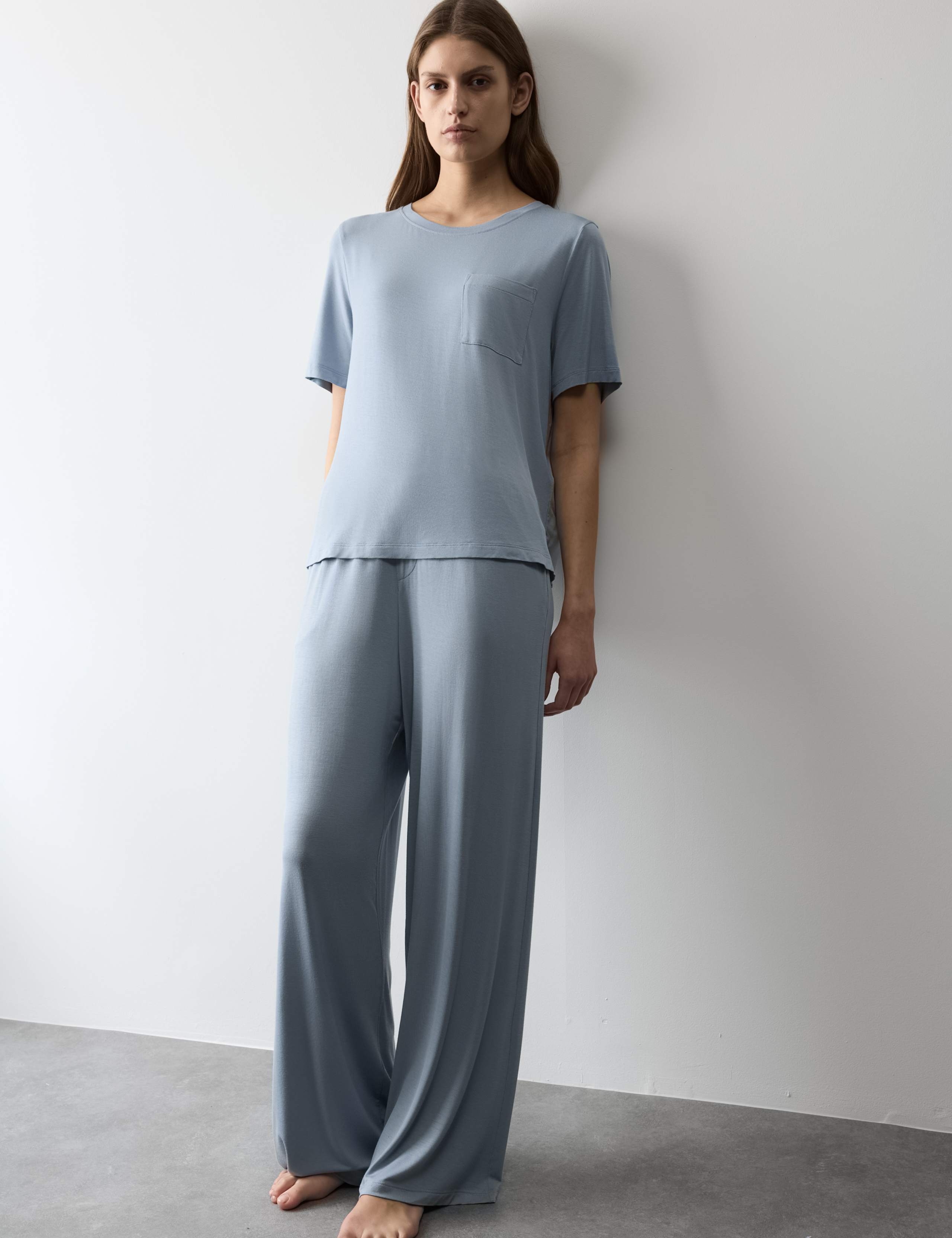 Pocket Detail Pyjama Set