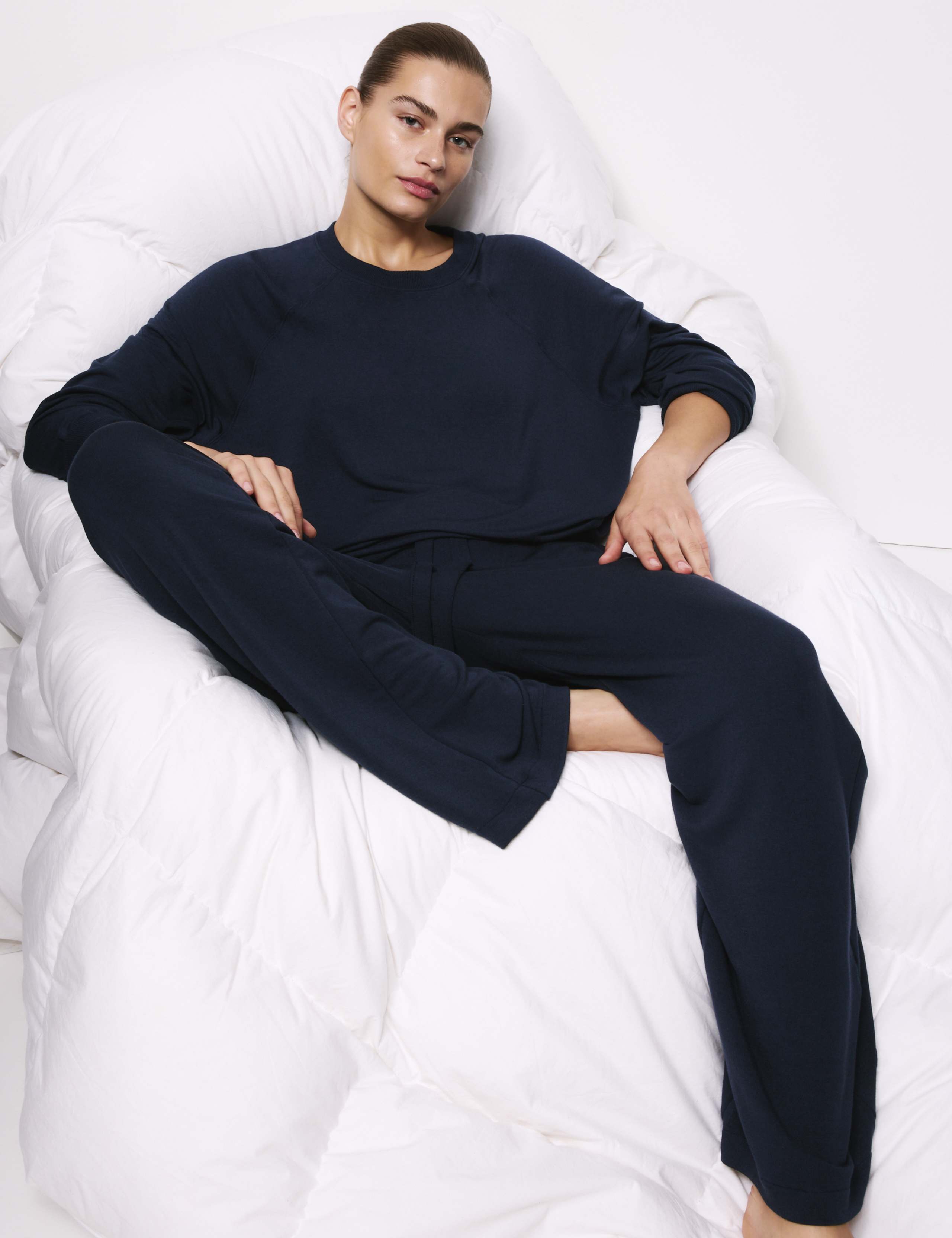 Cuffed Long Sleeve Pyjama Set