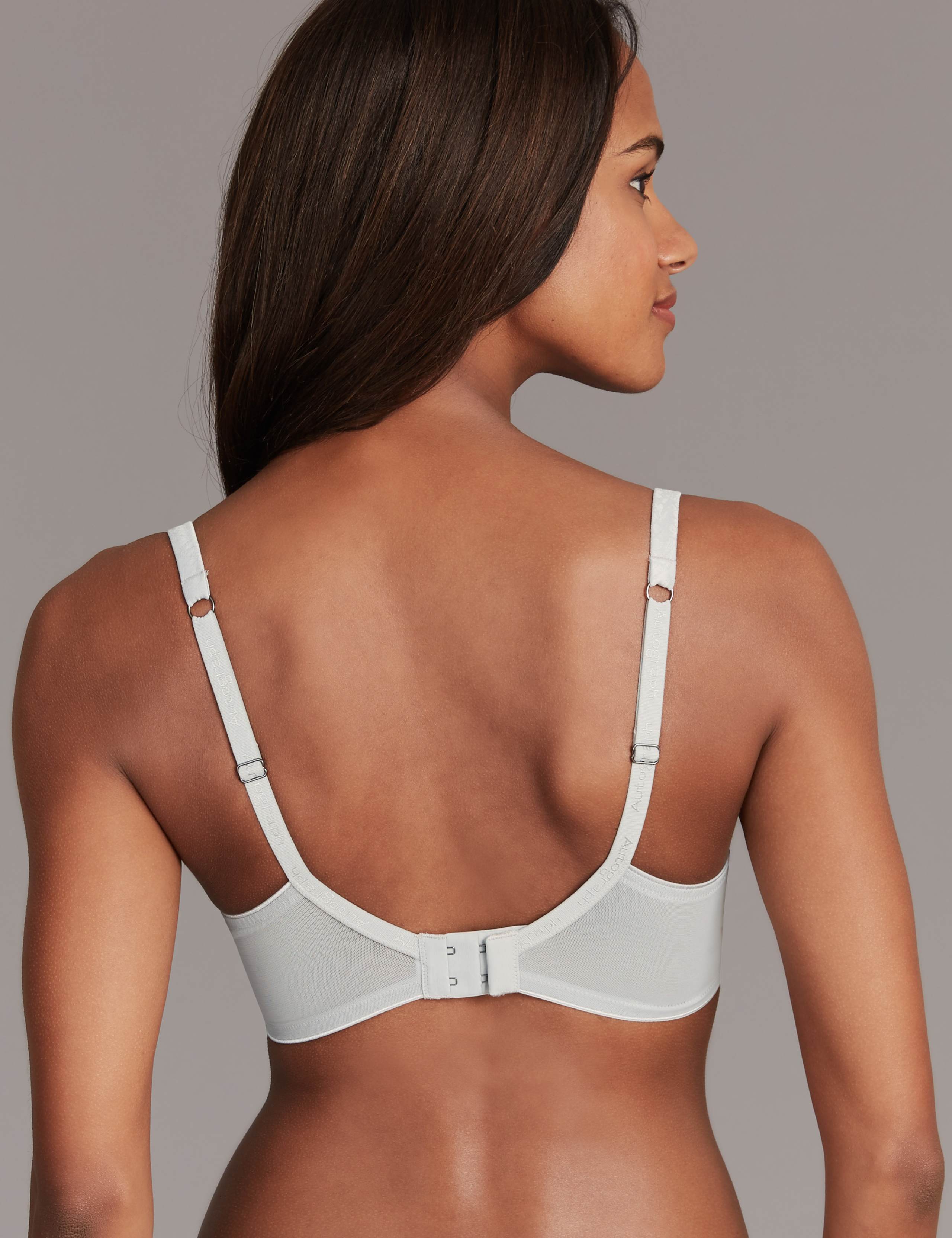 Satin & Lace Set with Padded Plunge Bra A-E 6 of 7