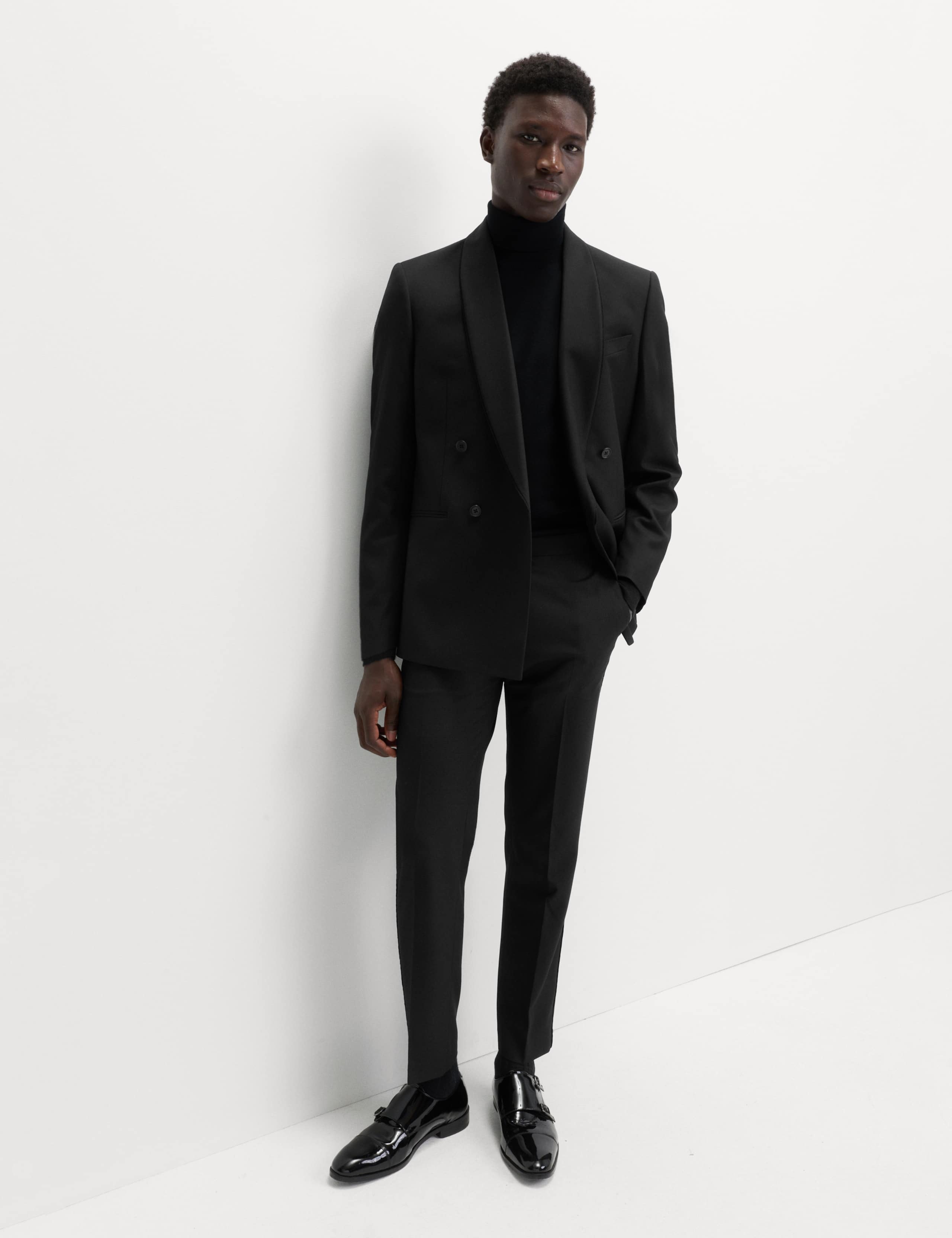 Tailored Fit Double Breasted Tuxedo Suit 5 of 6