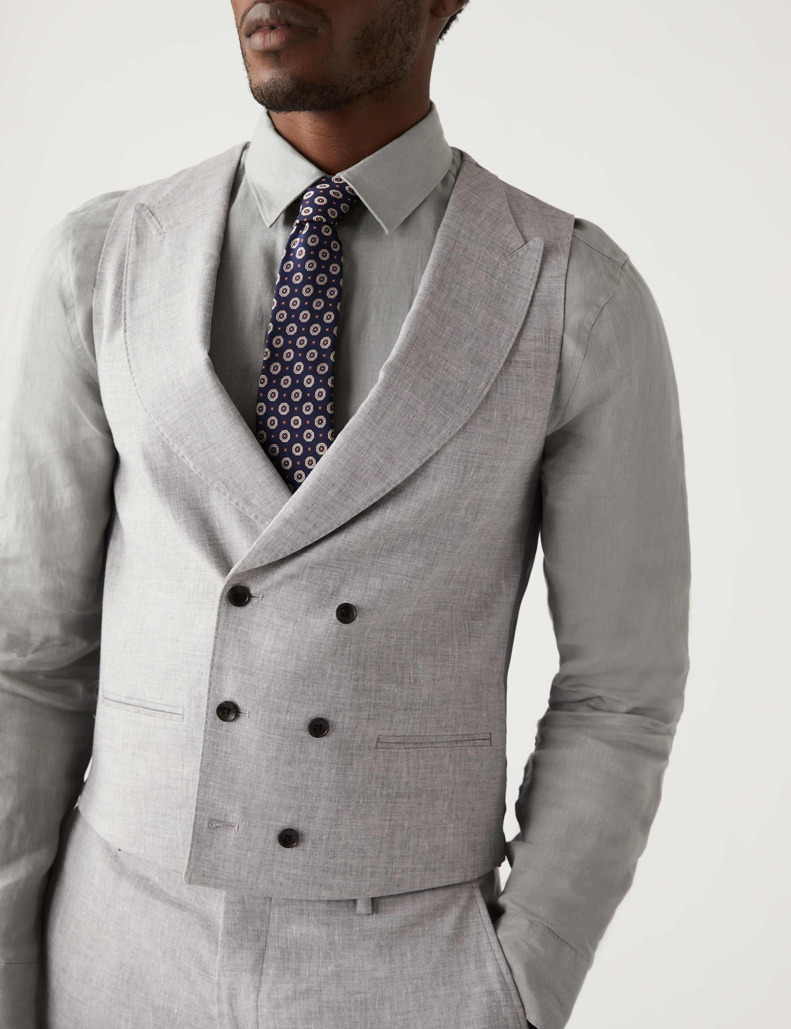 Tailored Fit Italian Linen Miracle™ Suit 4 of 6