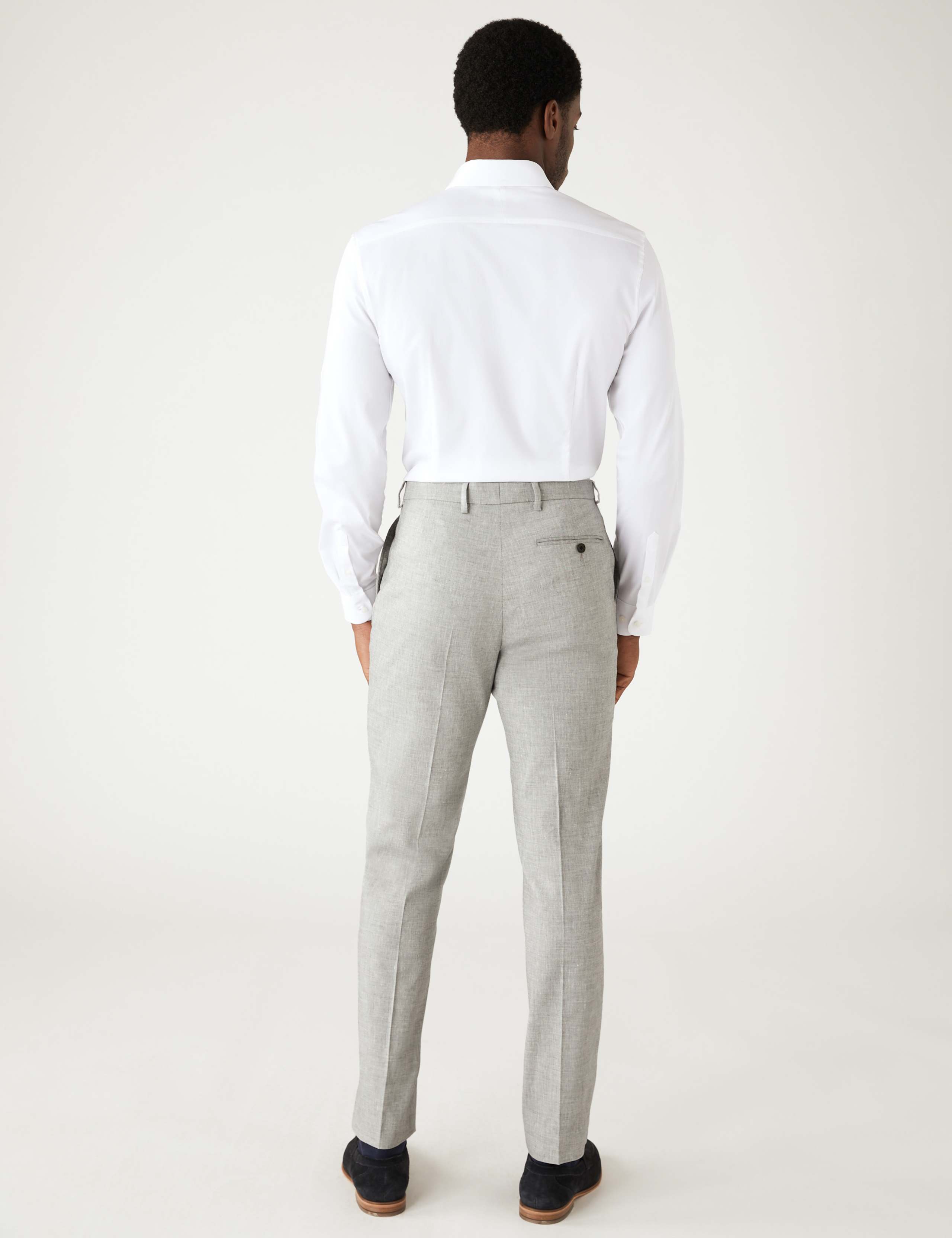 Tailored Fit Italian Linen Miracle™ Suit 6 of 6