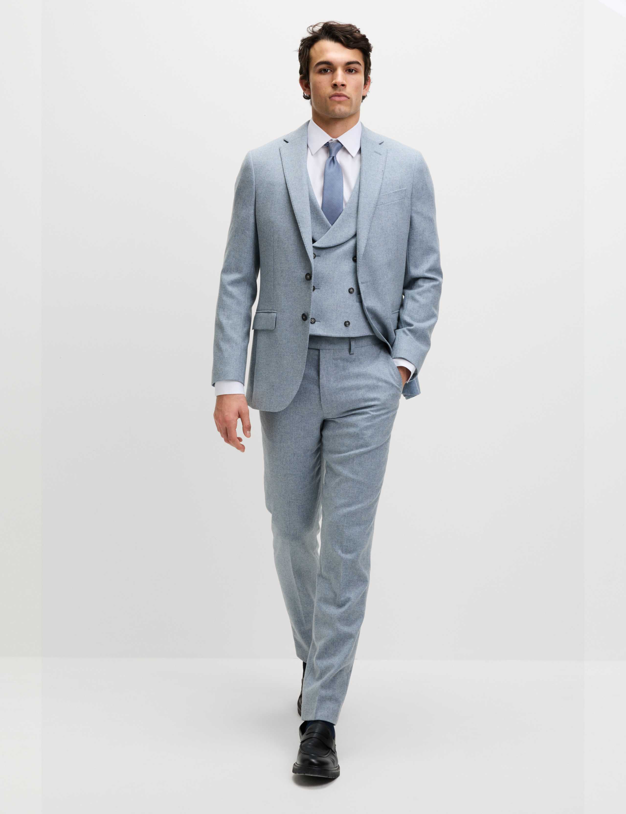 Tailored Fit Wool Rich Tweed Suit 1 of 6
