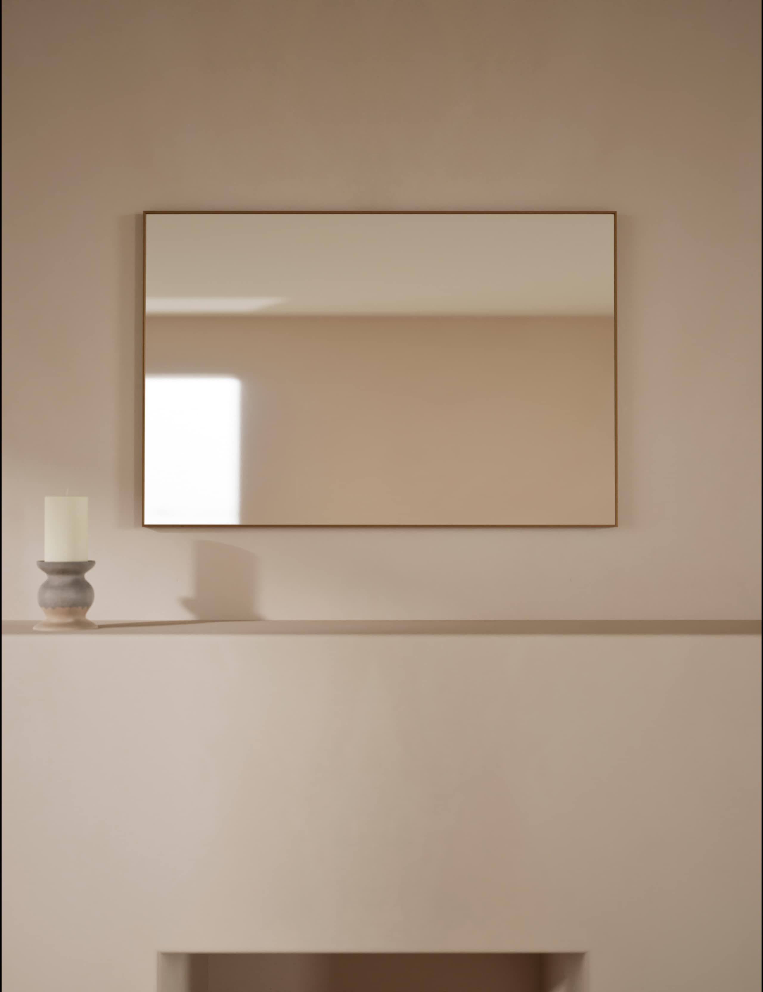 Milan Rectangular Hanging Mirror 90 x 60