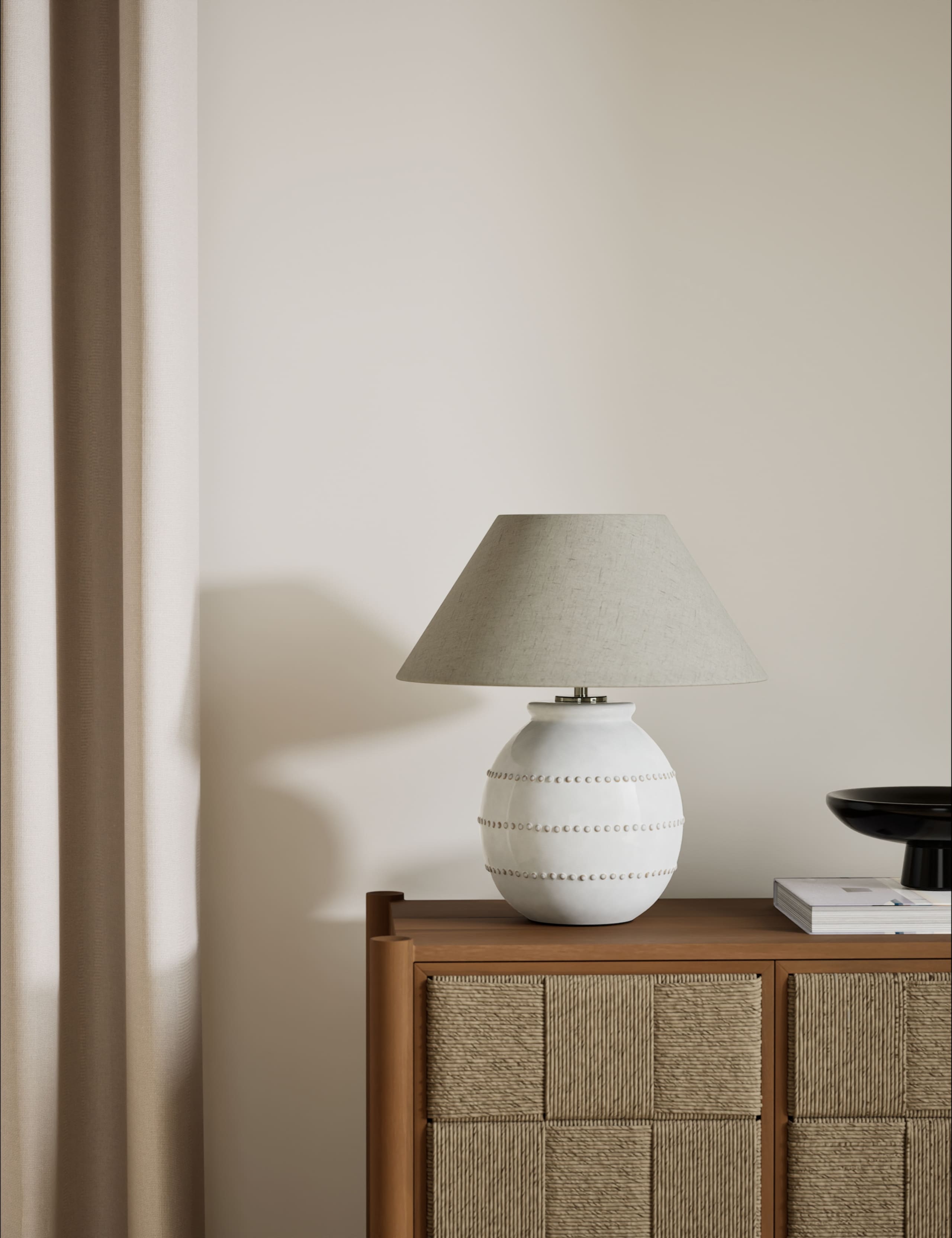Ceramic Bobble Table Lamp