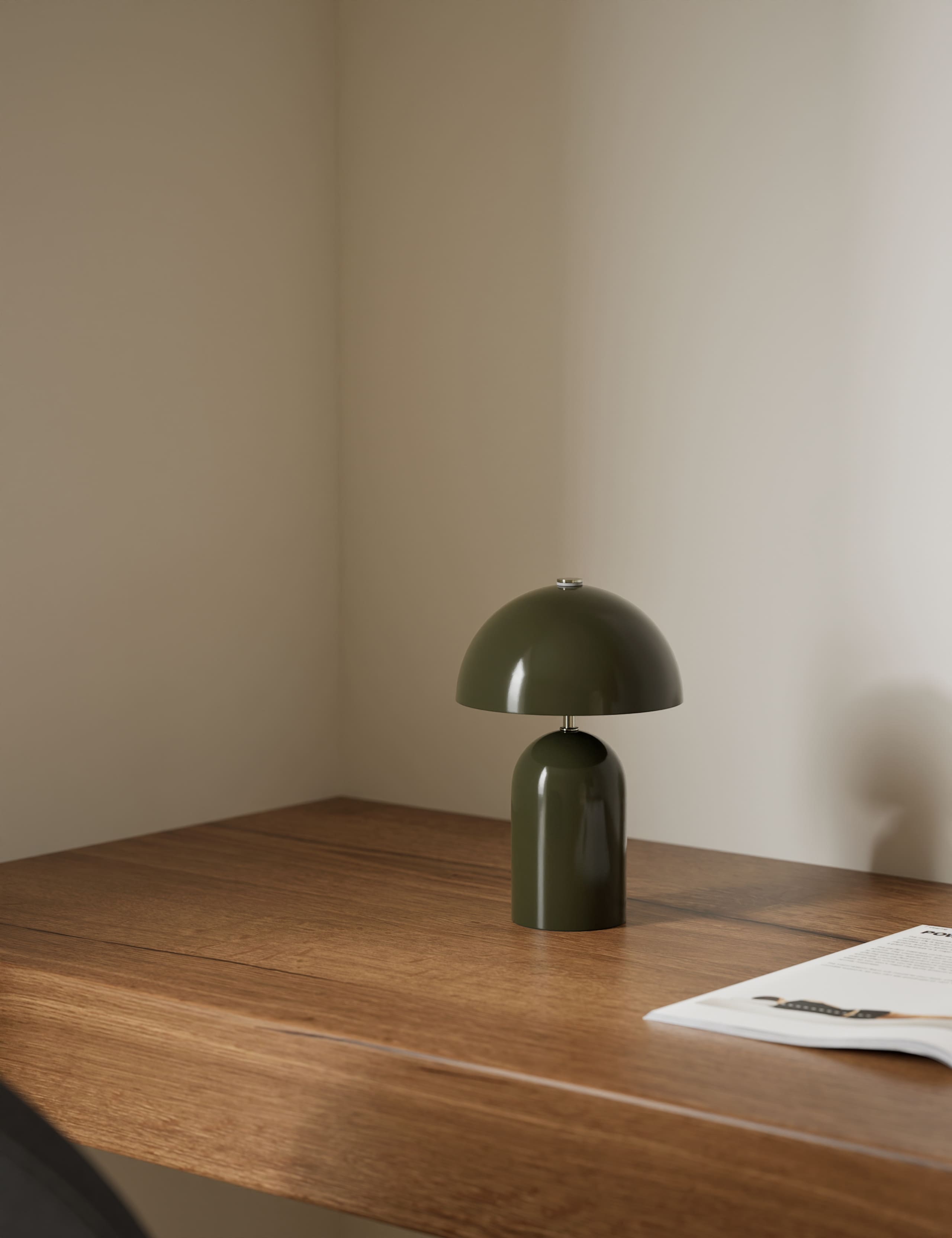Colby Rechargeable Metal Table Lamp