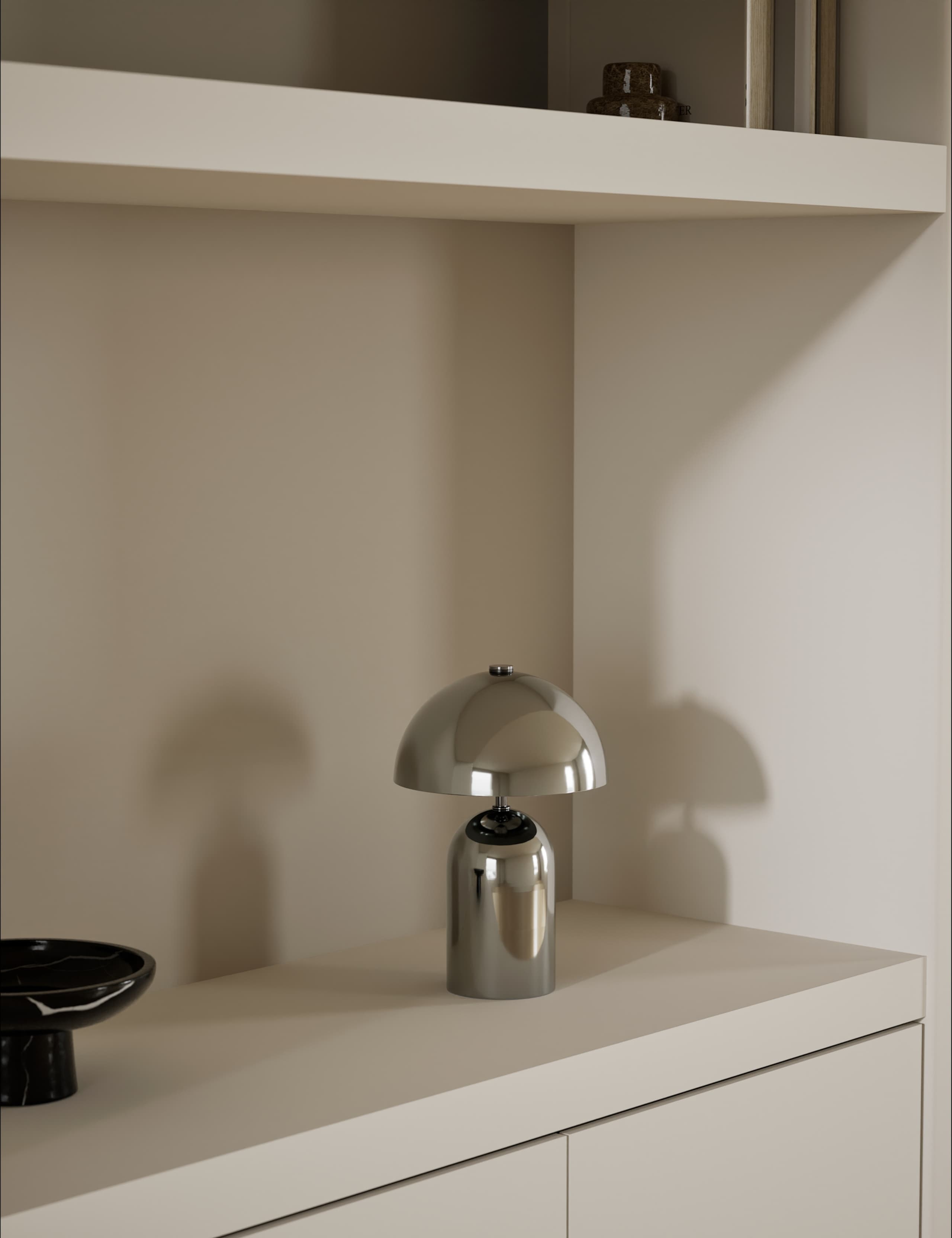 Colby Rechargeable Metal Table Lamp