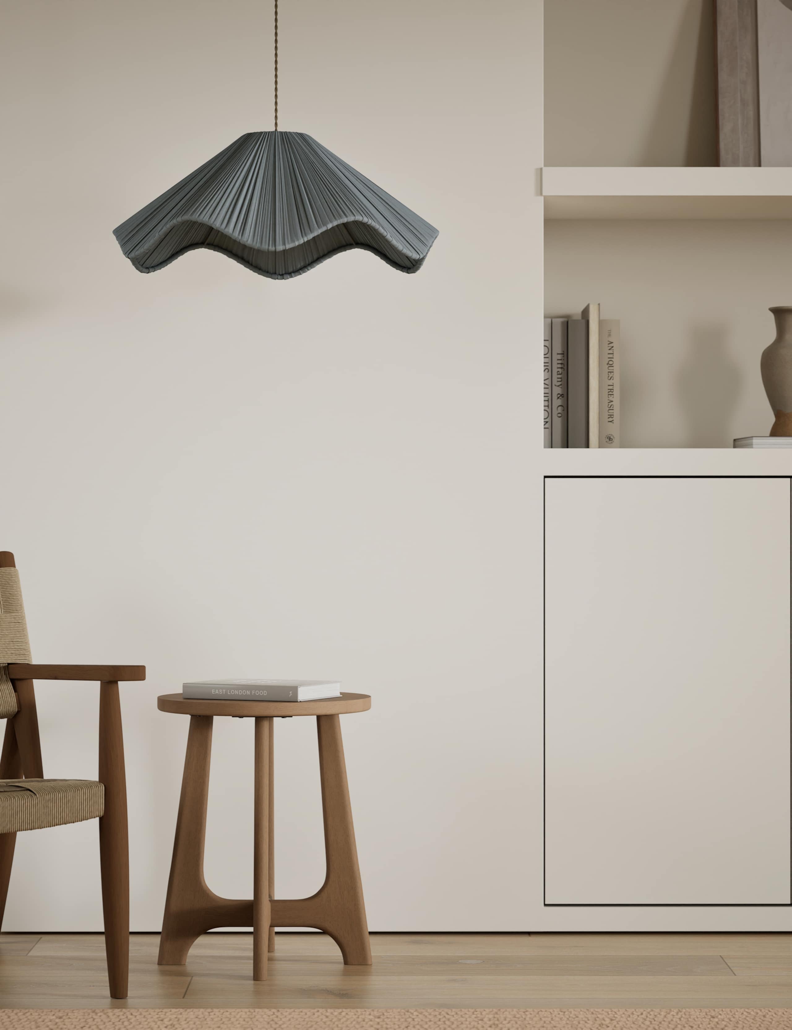 Pleated Wave Large Easy Fit Shade