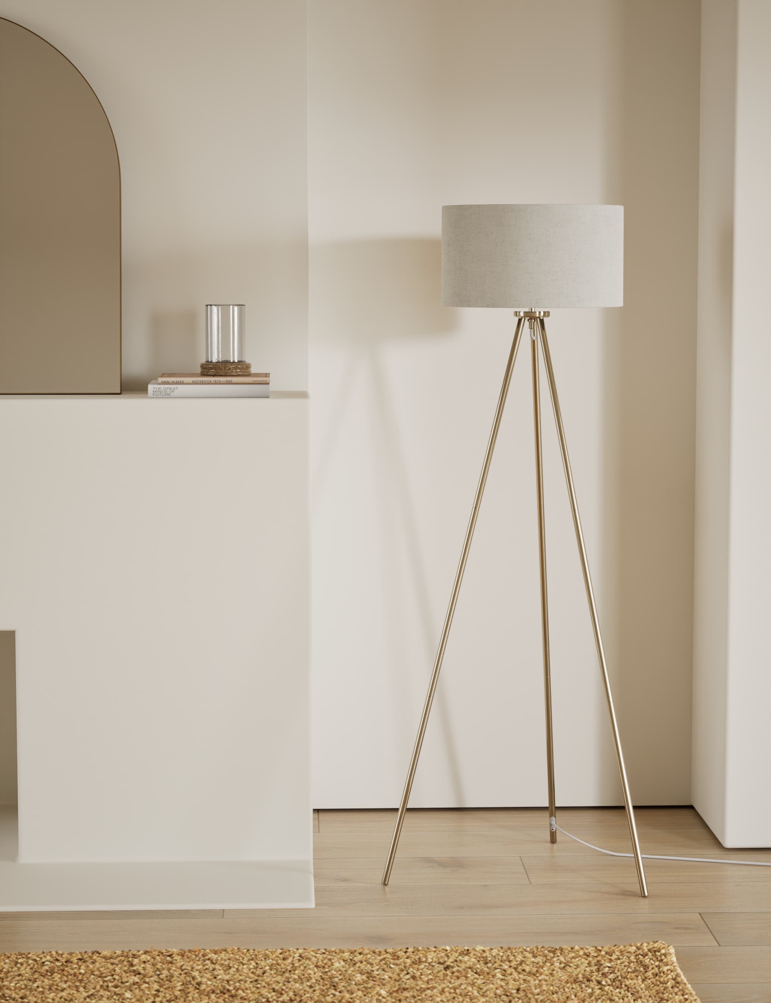 Metal Tripod Floor Lamp