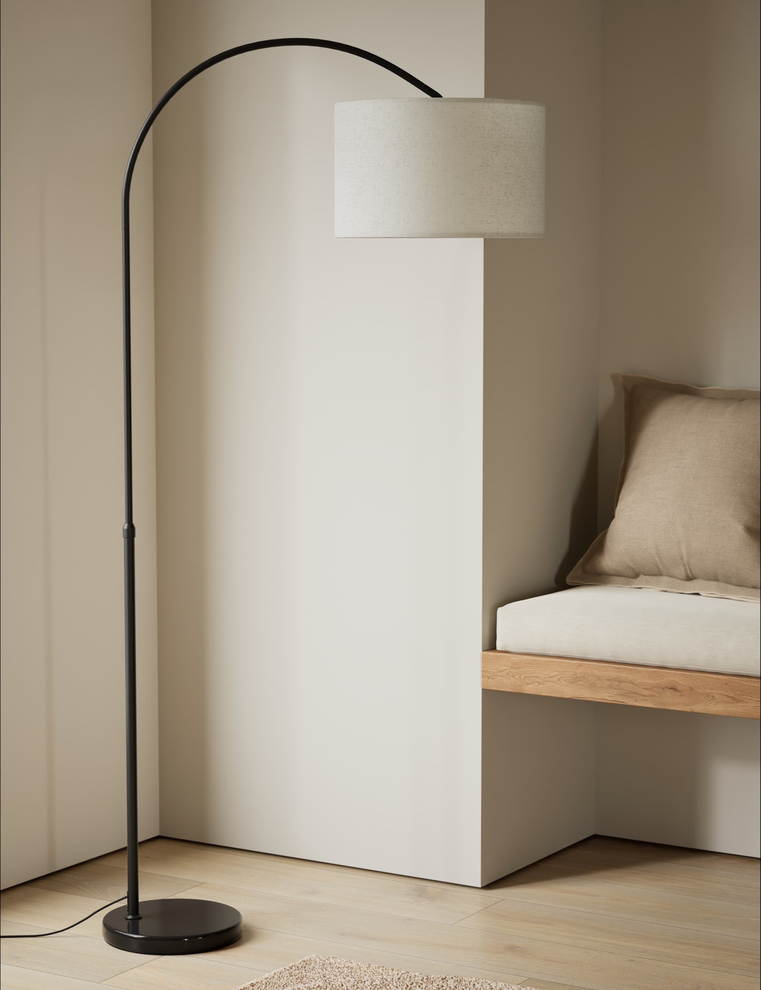 Overreach Marble Base Floor Lamp