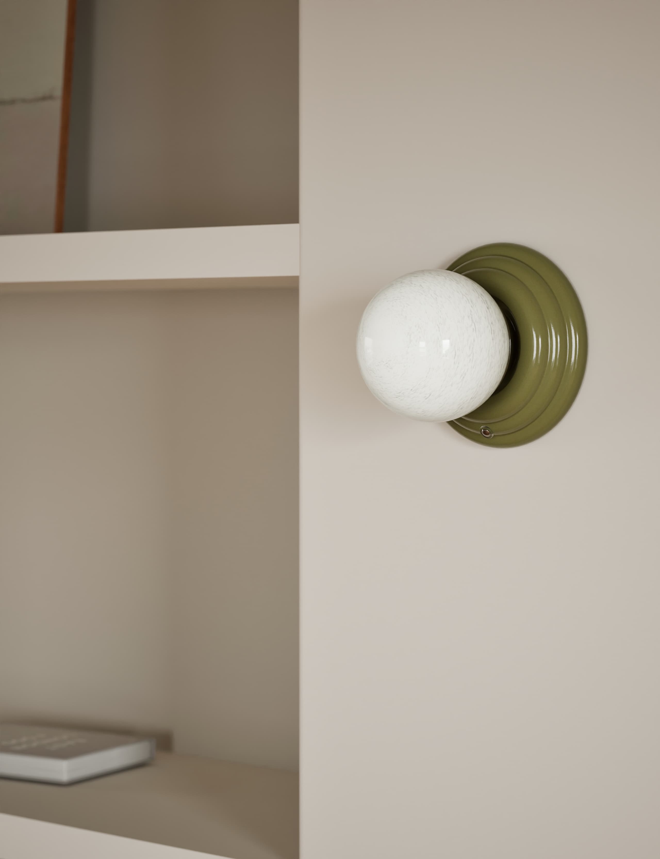 Rechargeable Ribbed Wall Light