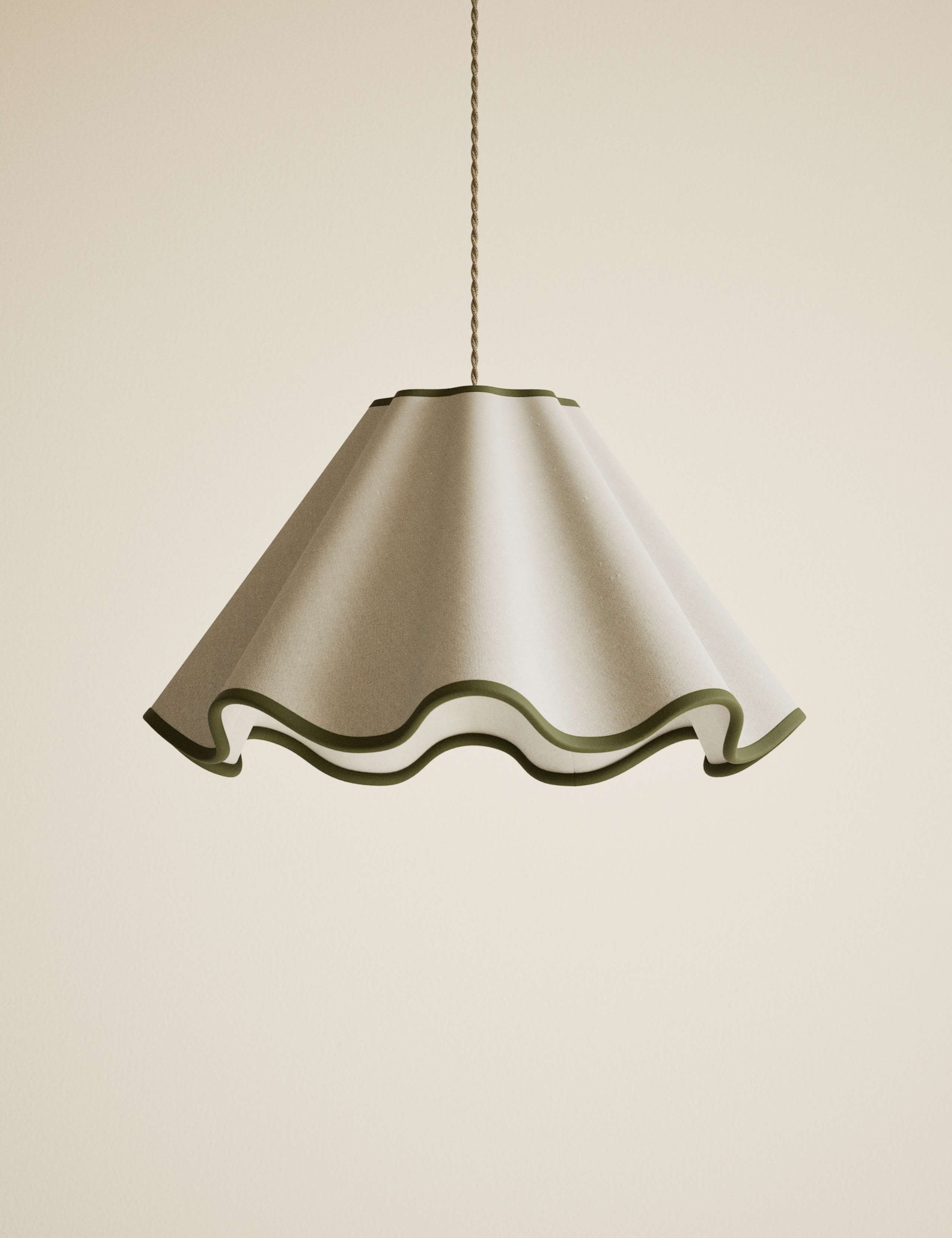 Wave Scallop Large Lamp Shade