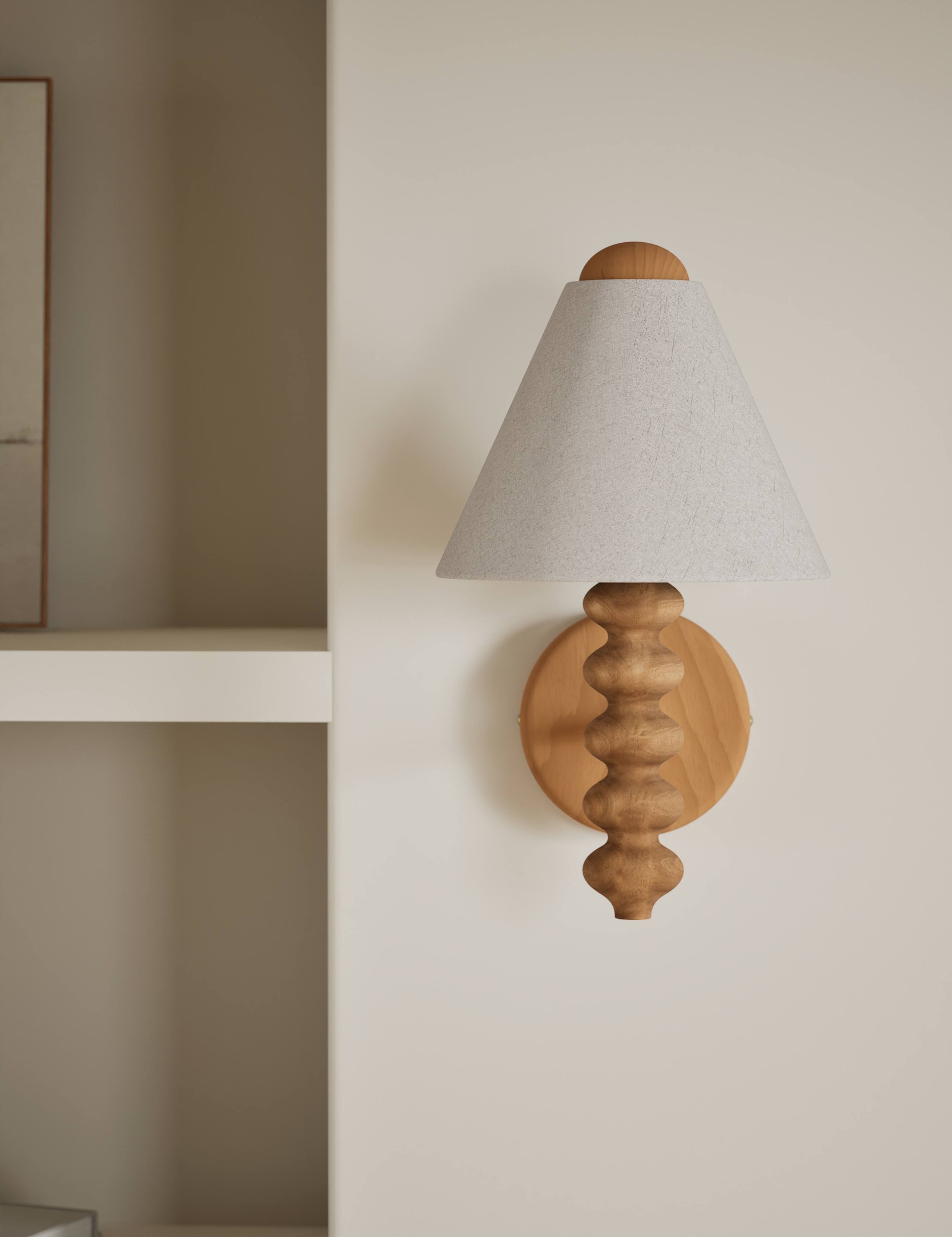 Evelyn Wood Bobbin Wall Light