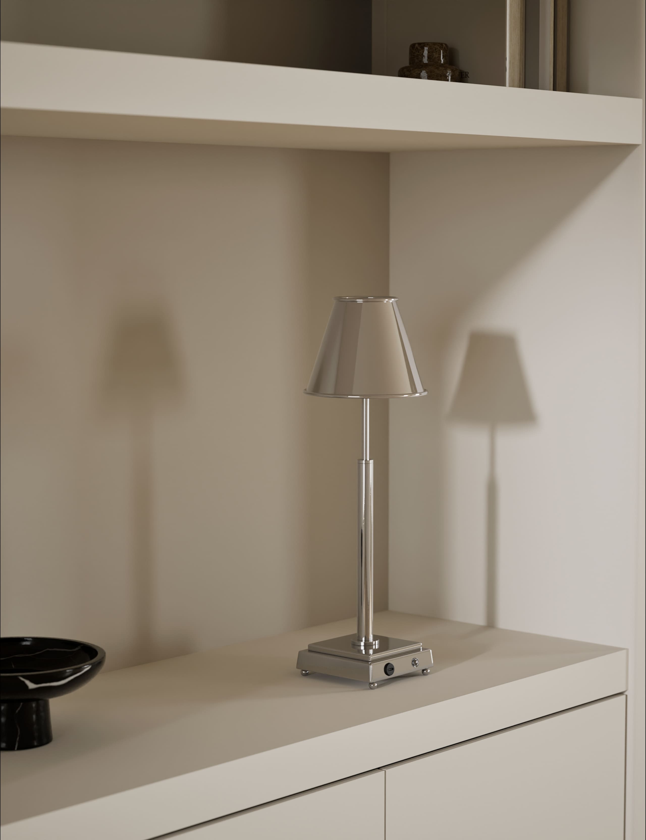 Rechargeable Metal Table Lamp