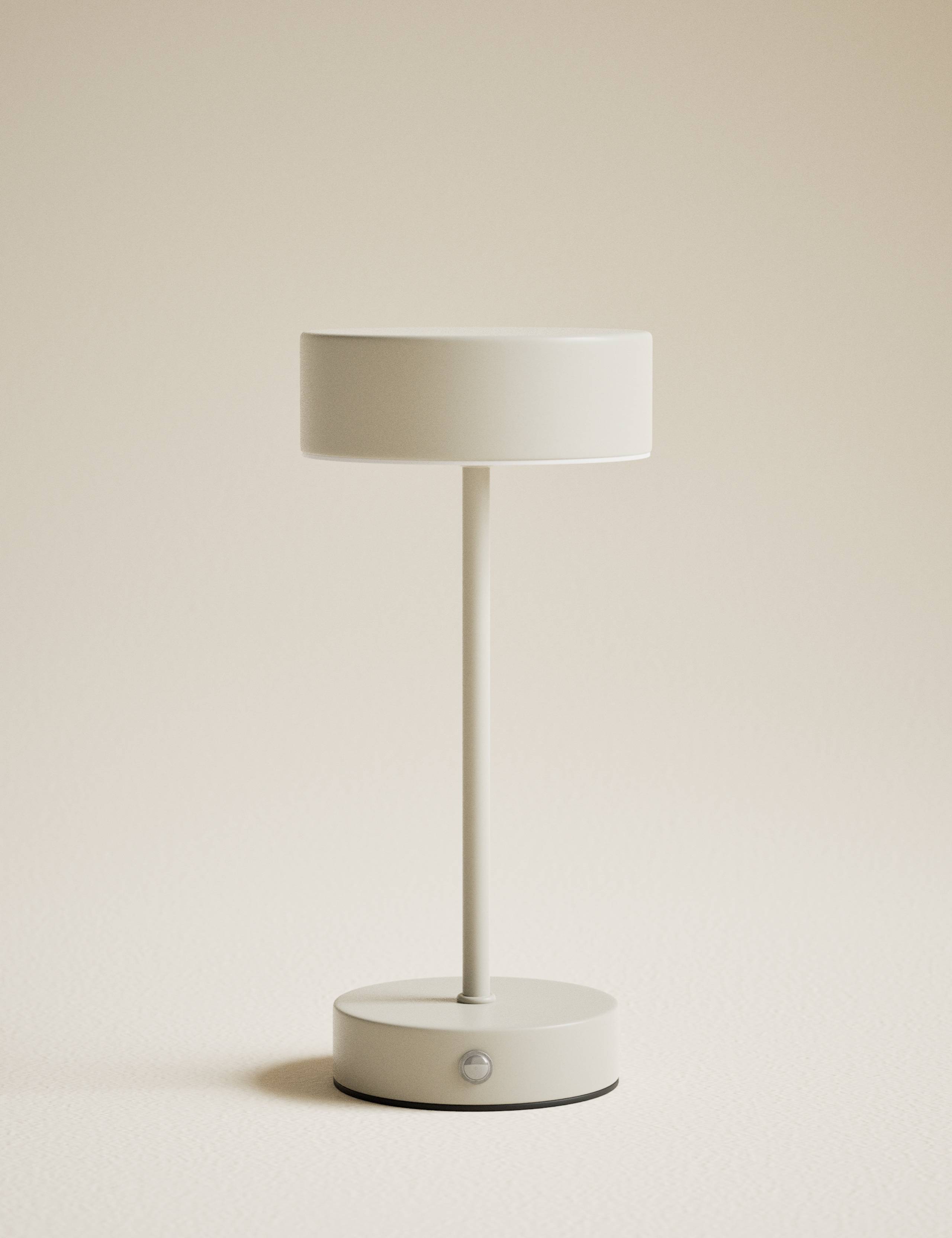 Flat Head Small Rechargeable Table Lamp
