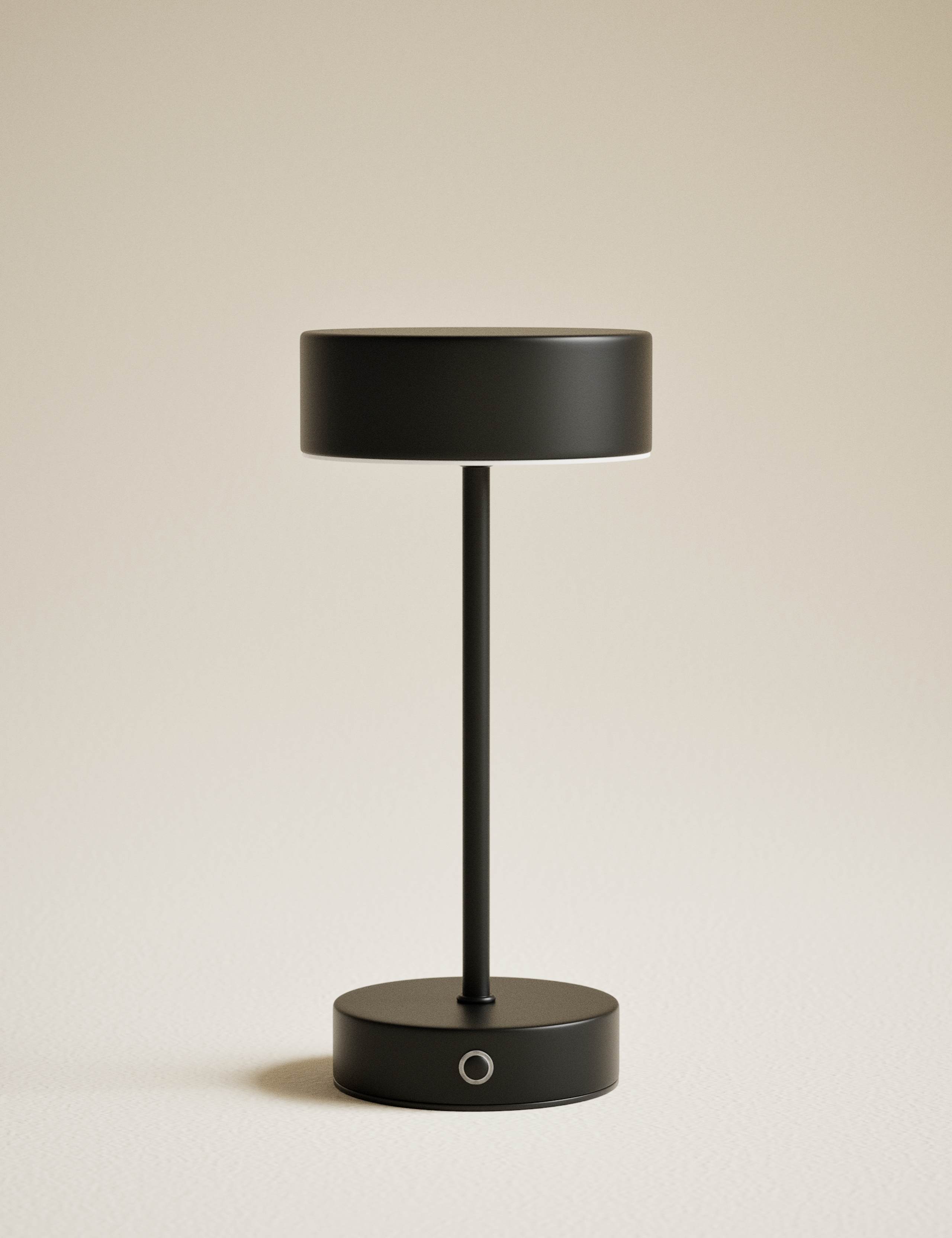 Flat Head Small Rechargeable Table Lamp