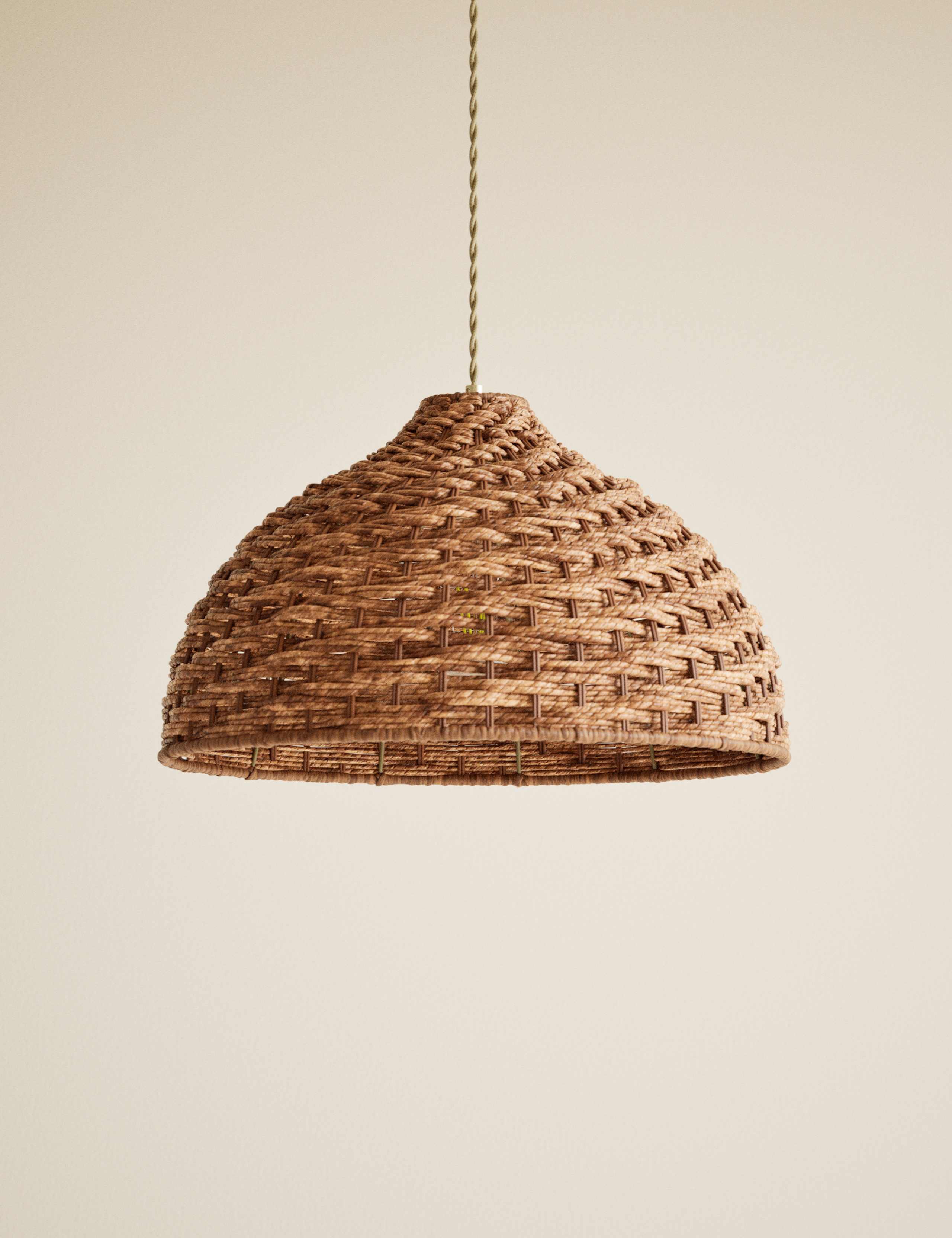 Seagrass Bell Easy Fit Ceiling Lamp Shade