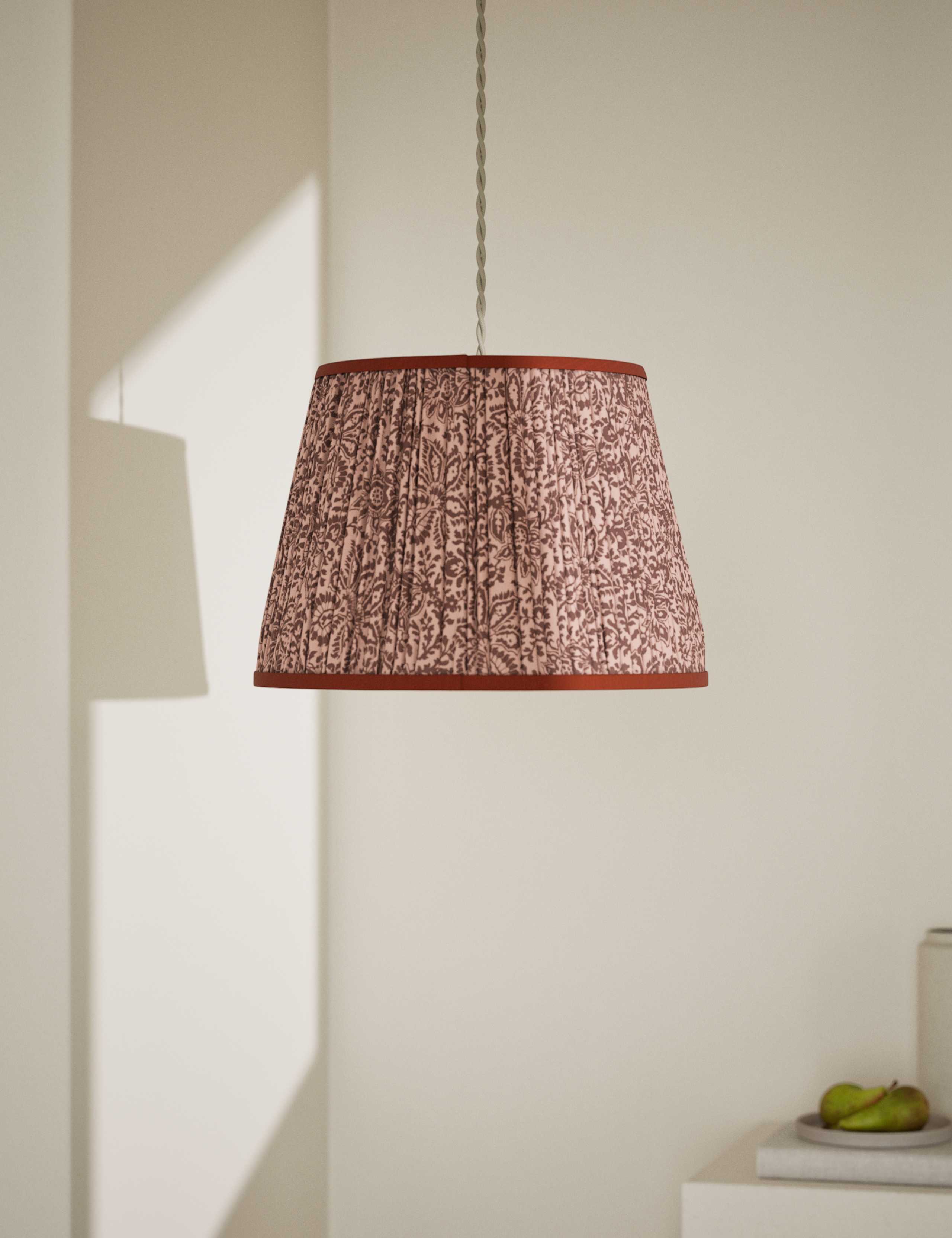 Paisley Pleated Lamp Shade