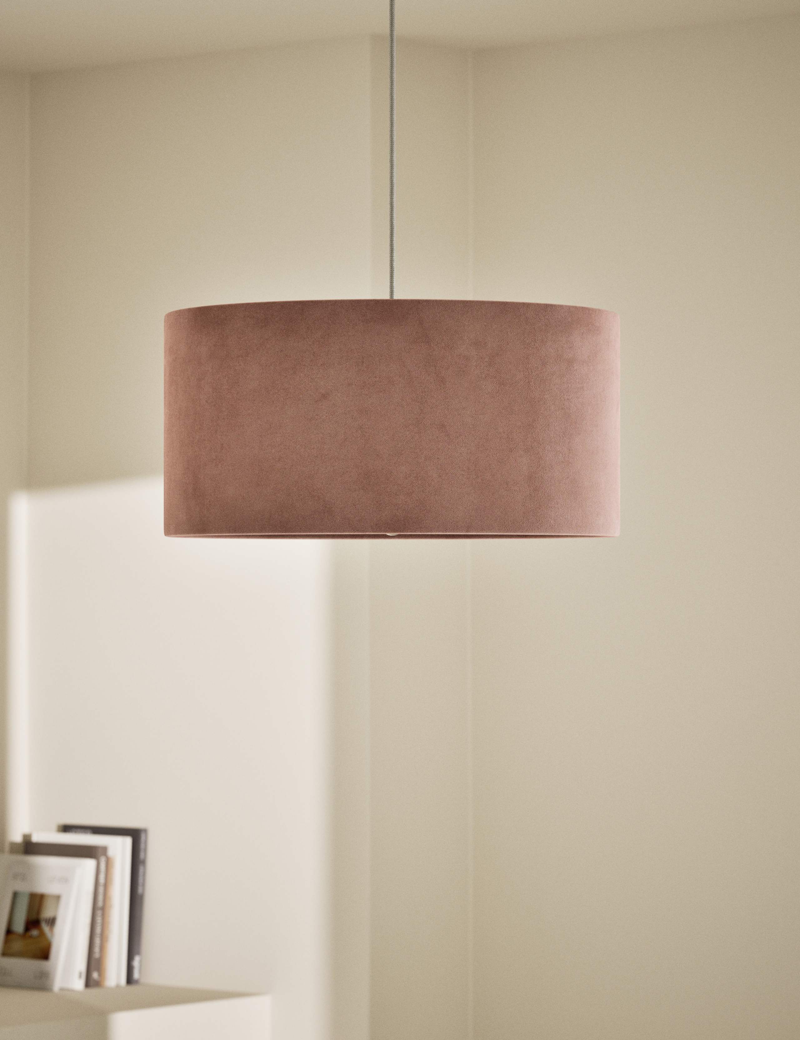 Velvet Oversized Ceiling Lamp Shade