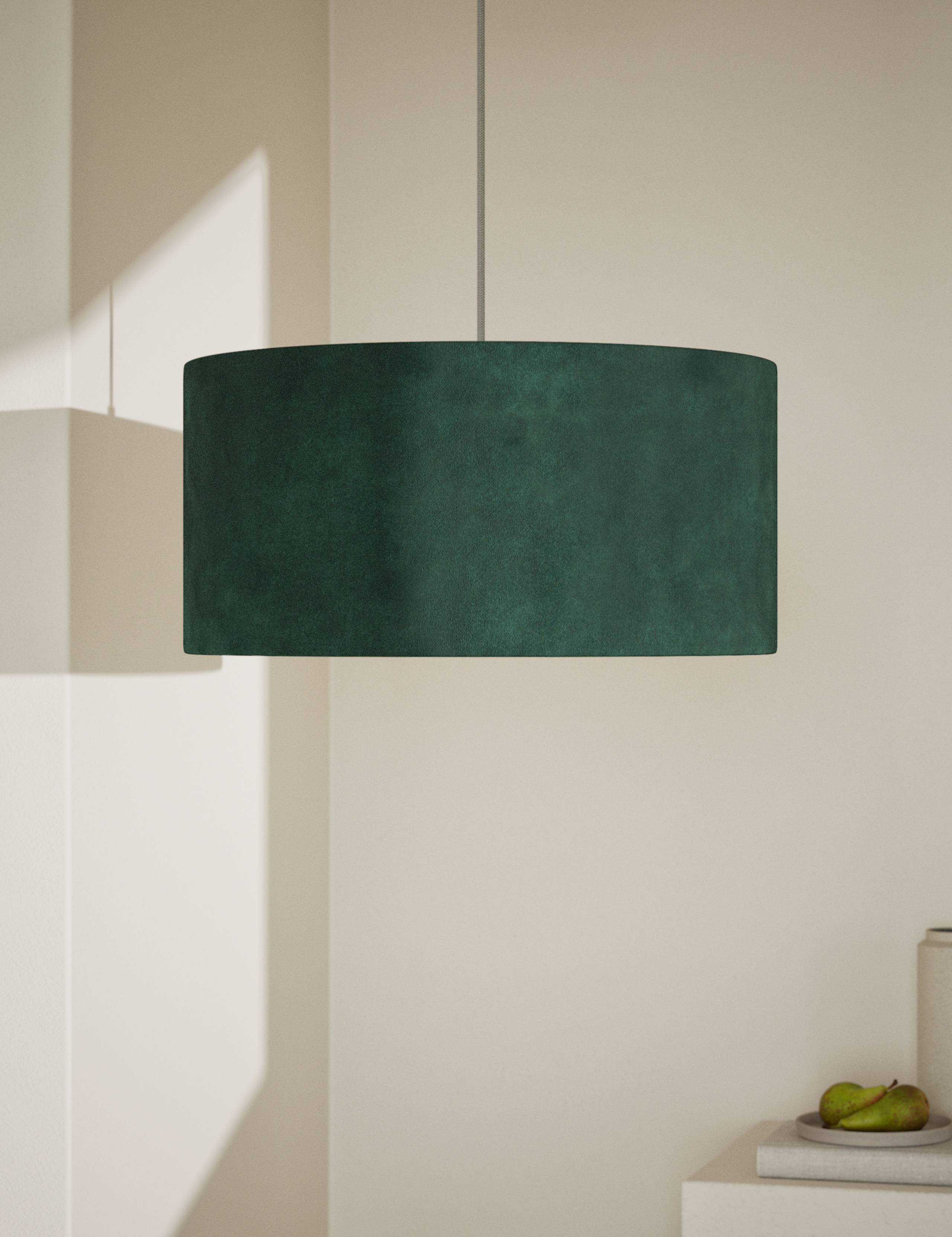 Velvet Oversized Ceiling Lamp Shade