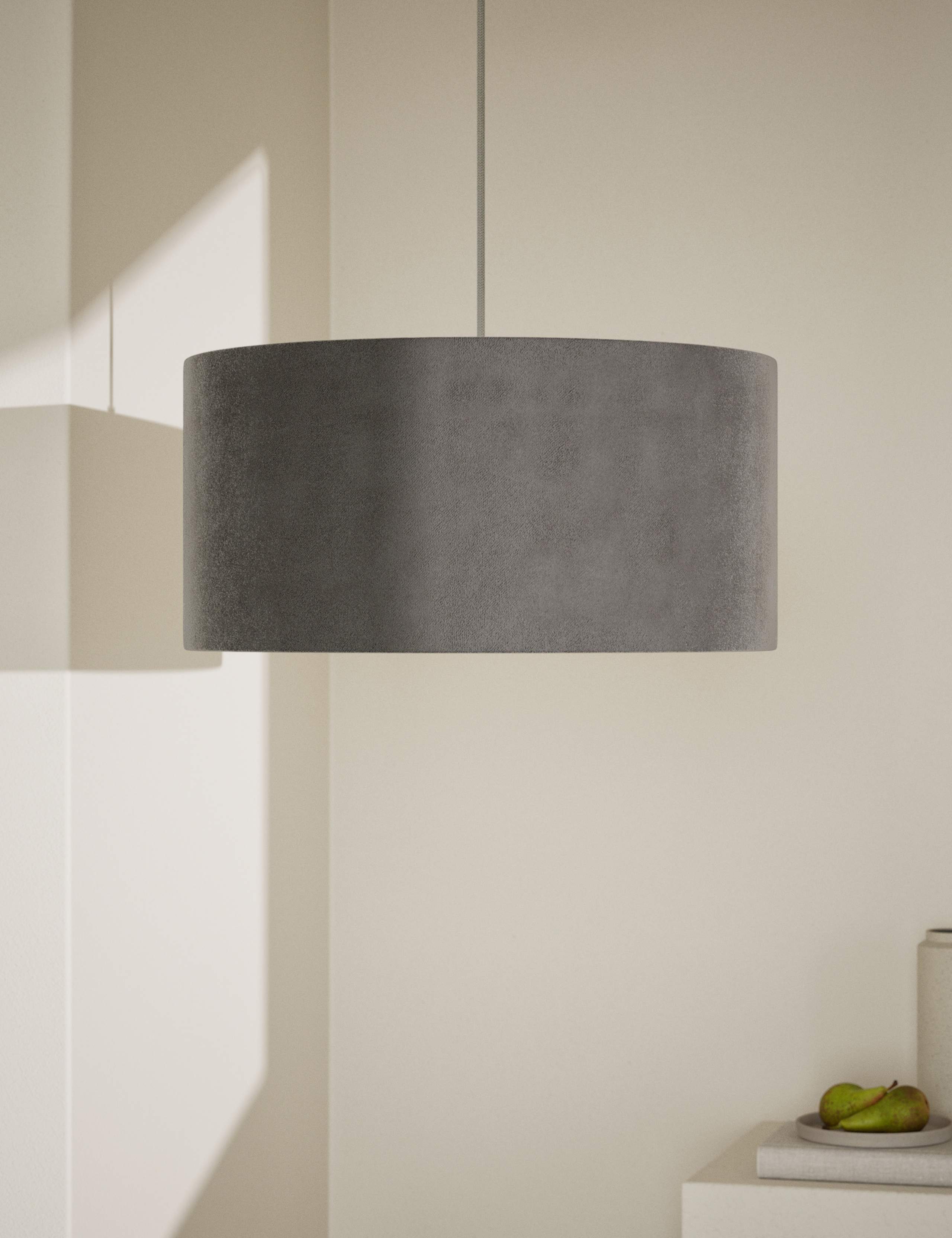 Velvet Oversized Ceiling Lamp Shade