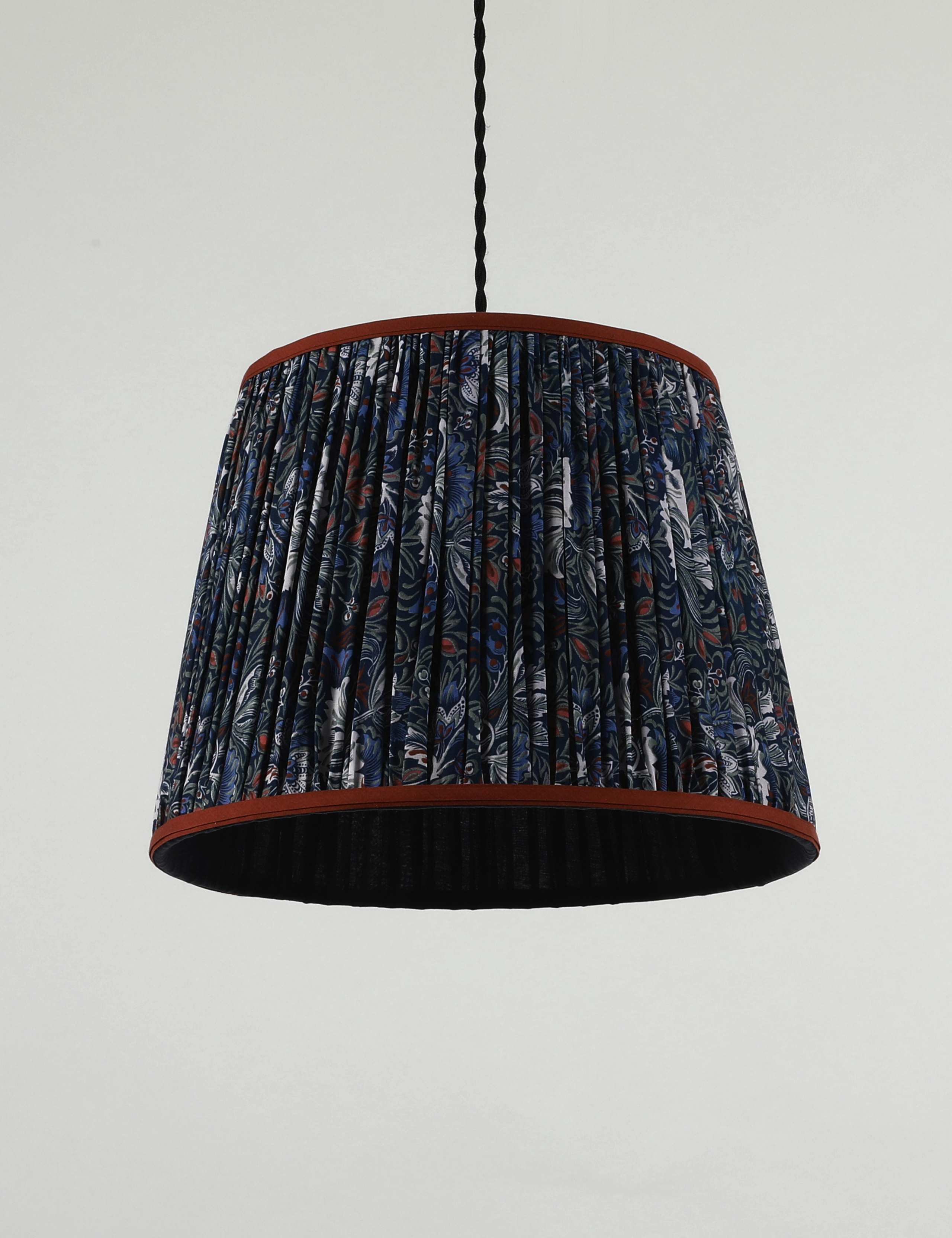 Printed Pleated Ceiling Lamp Shade