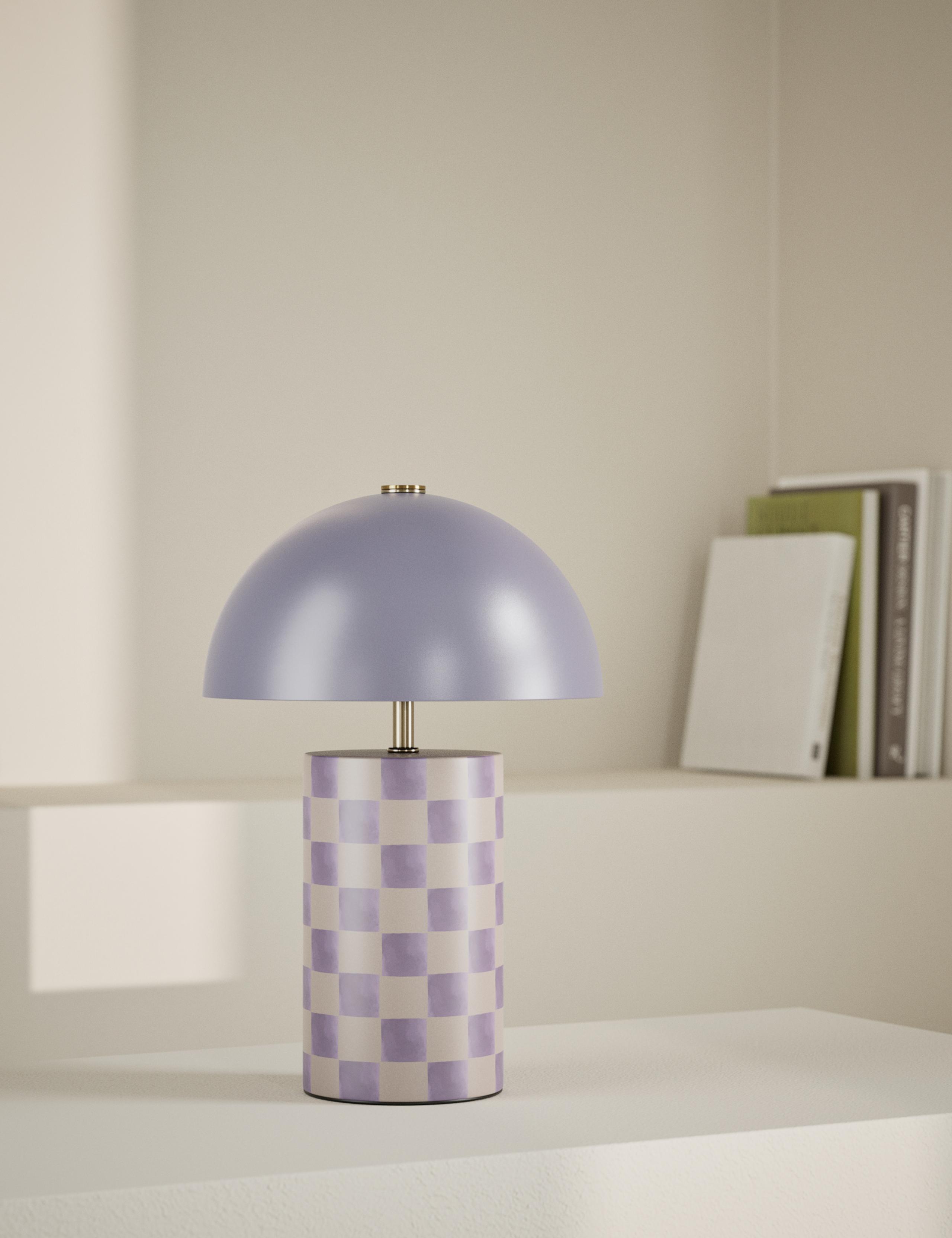 Colby Printed Rechargeable Table Lamp