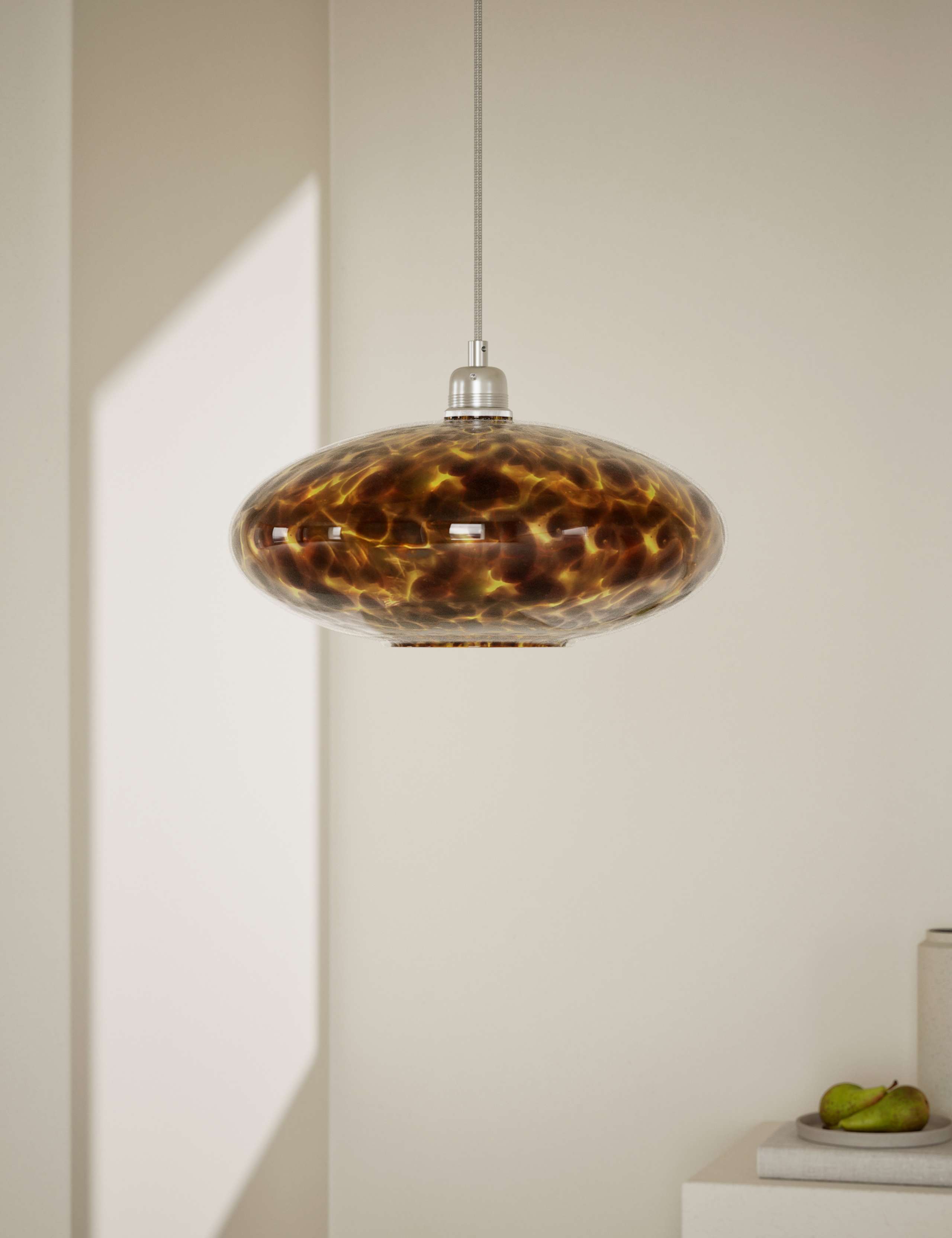 Glass Tortoise Shell Easy Fit Shade