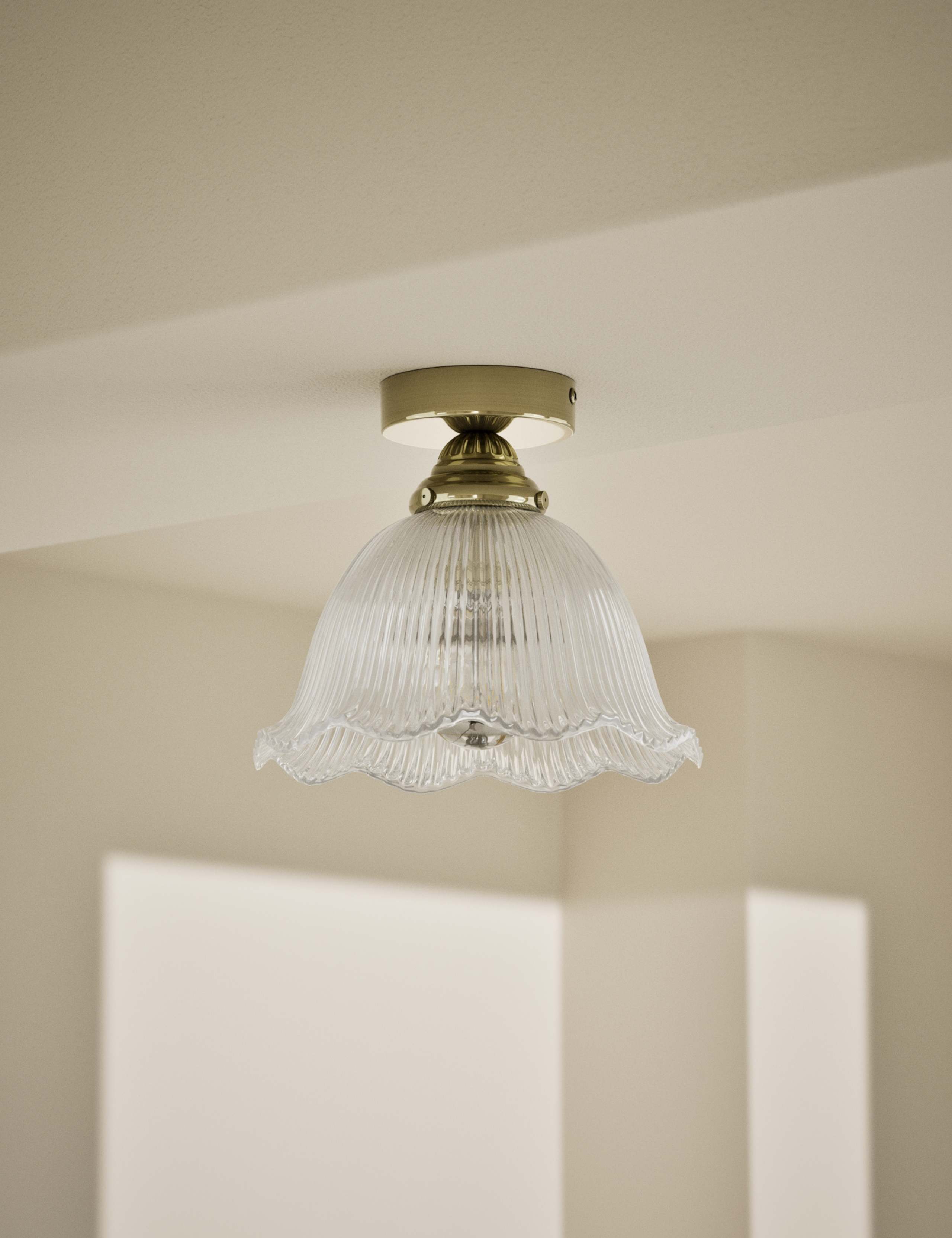 Josephine Glass Flush Ceiling Light