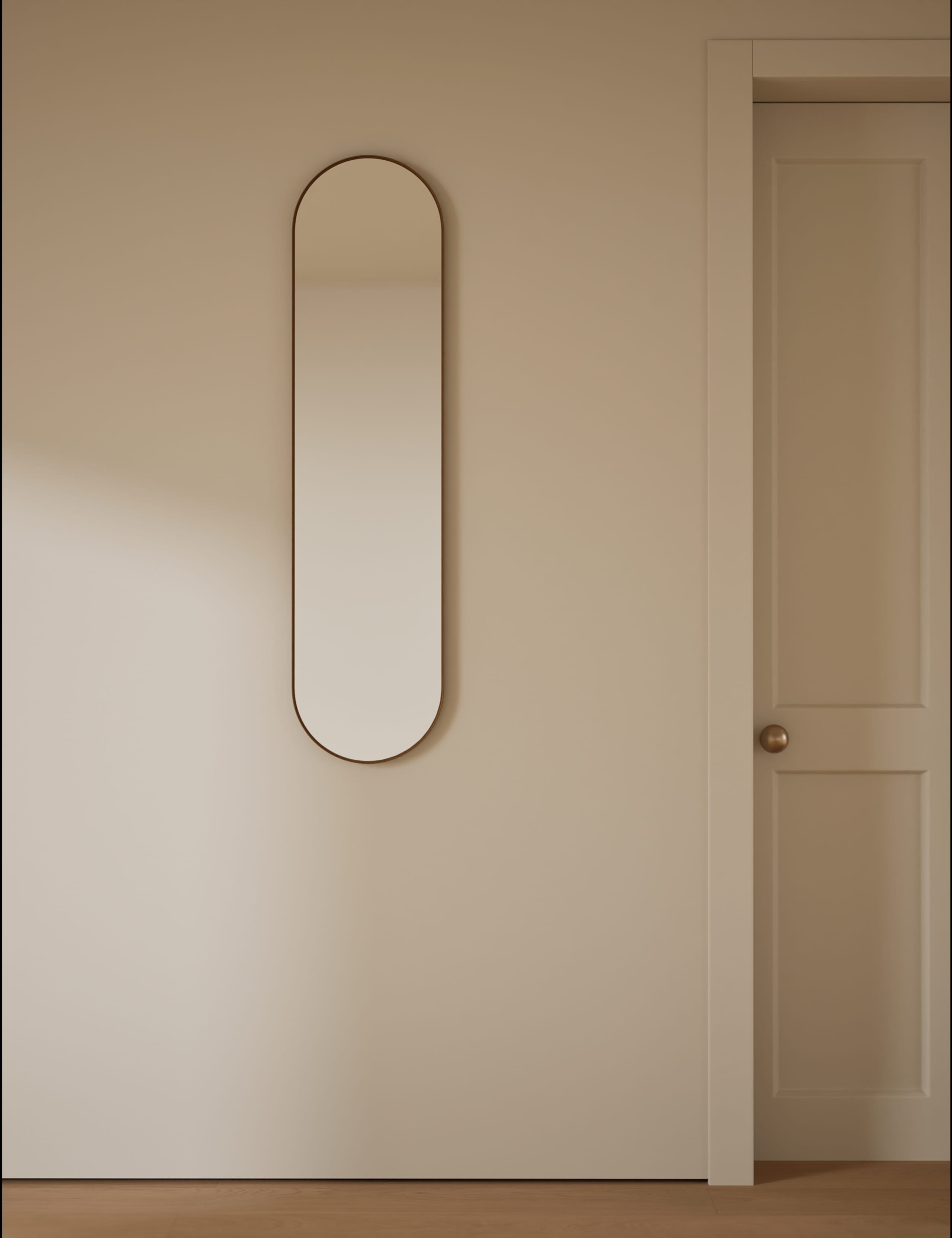 Milan Pill Shape Wall Mirror