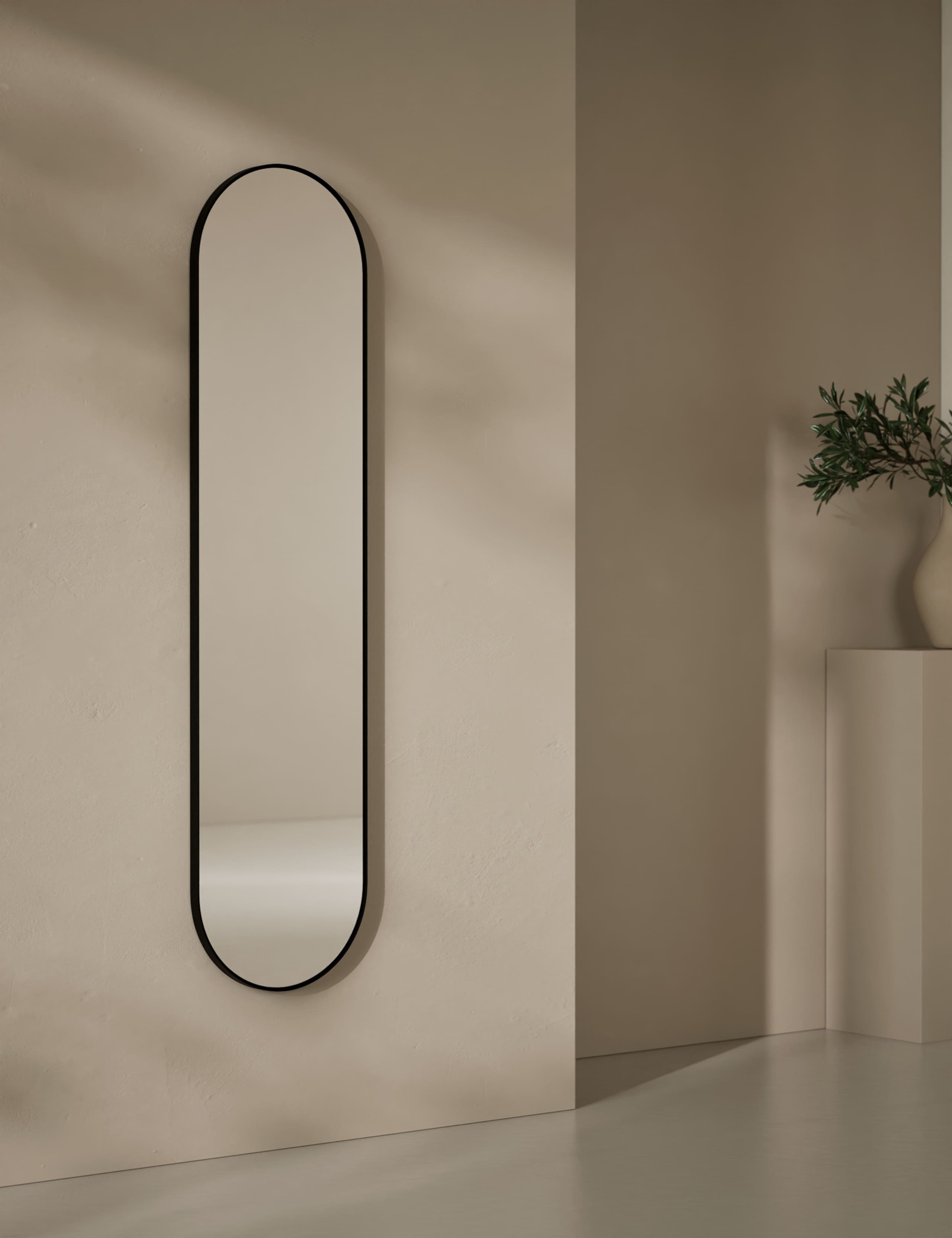 Milan Pill Shape Wall Mirror