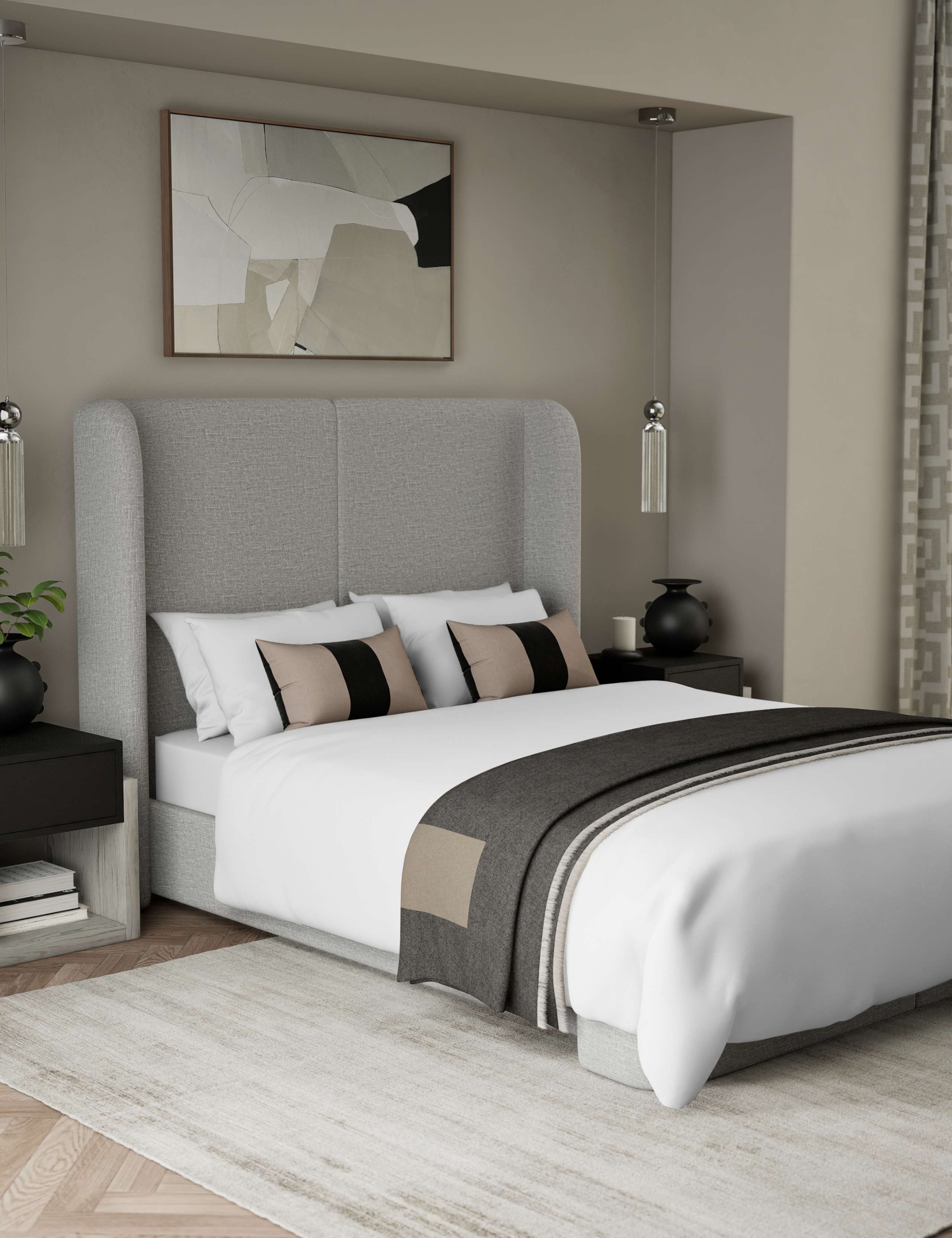 500 Thread Count Pure Cotton Sateen Bedding Set