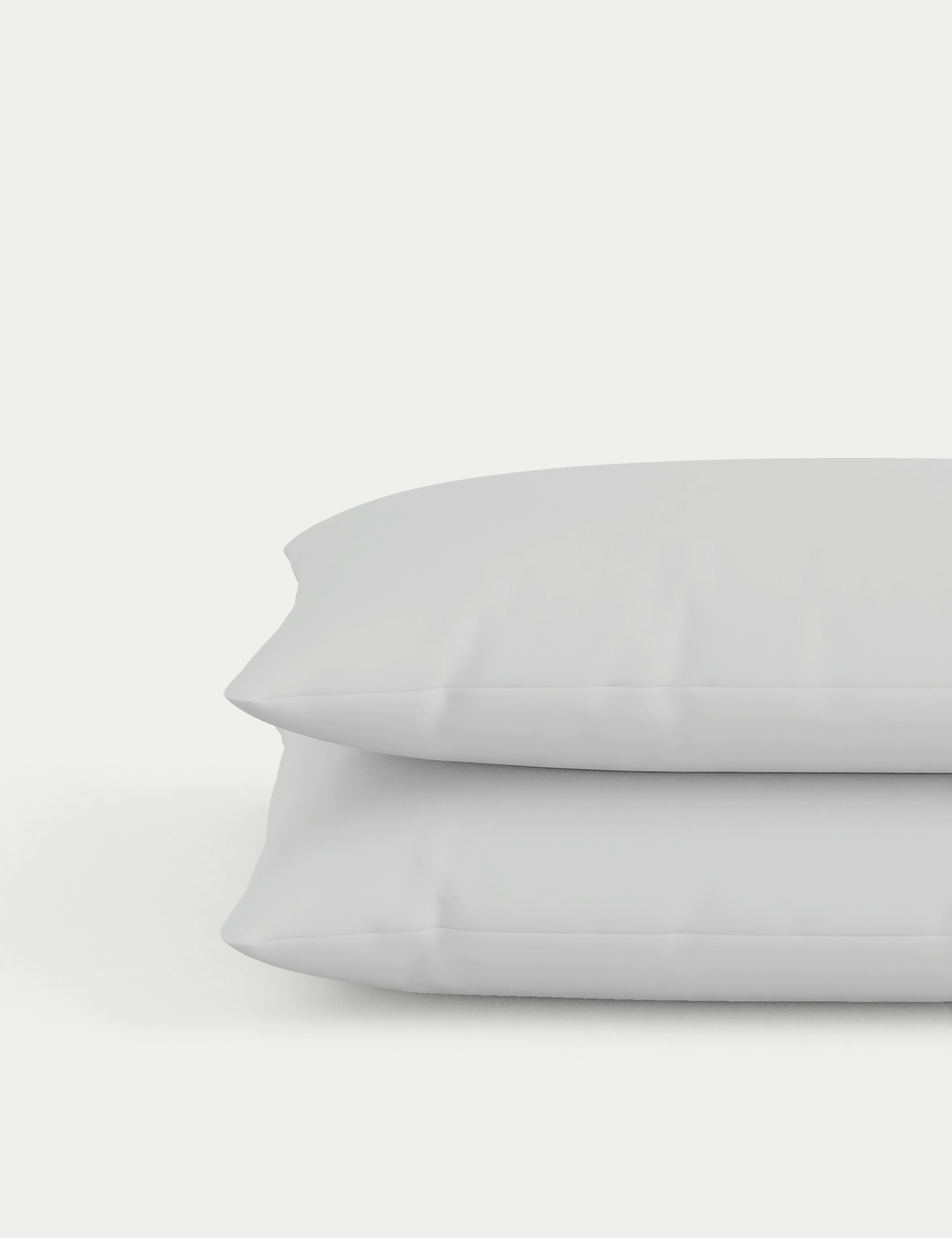 2 Pack 500 Thread Count Cotton Sateen Pillowcases