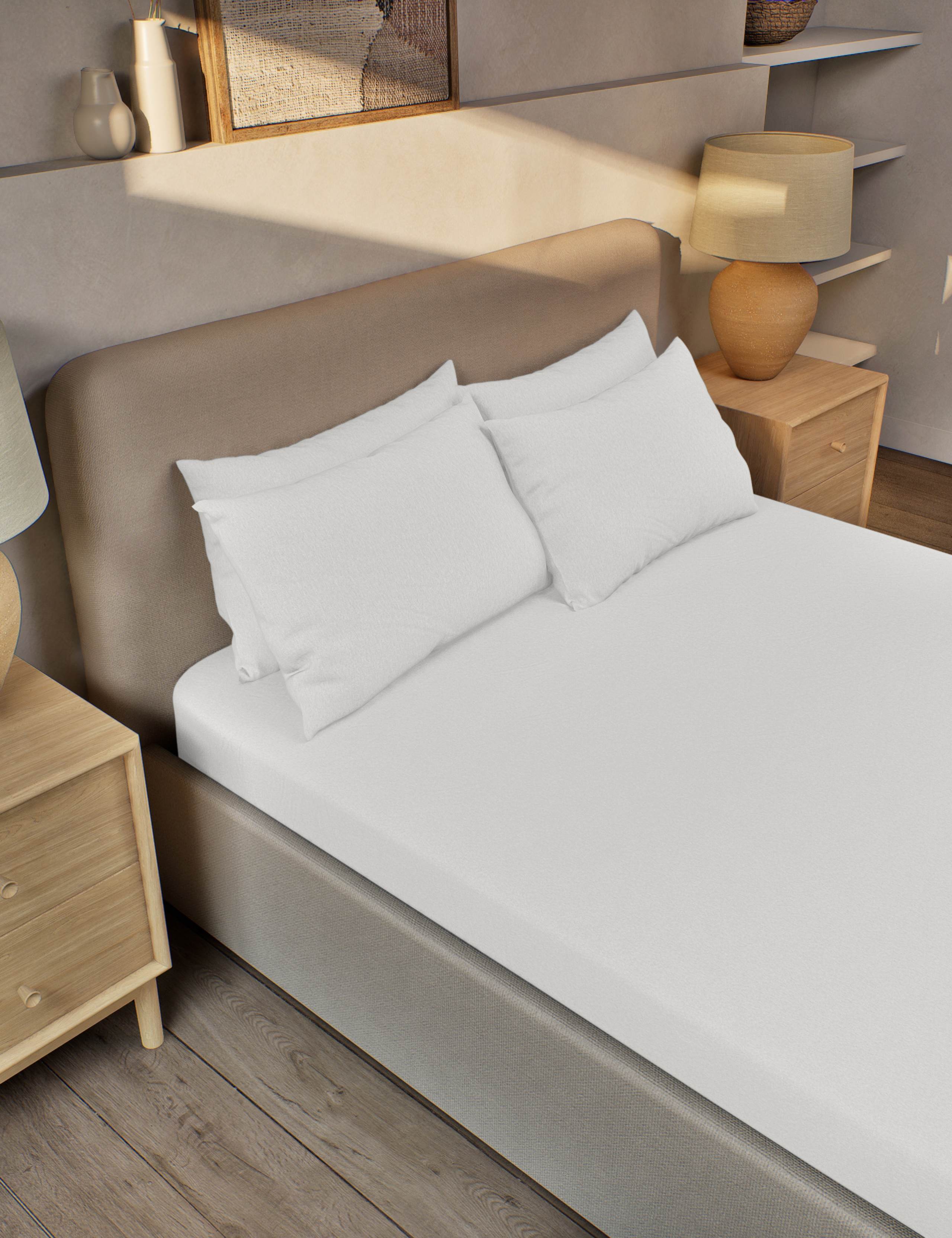 Pure Brushed Cotton Fitted Sheet