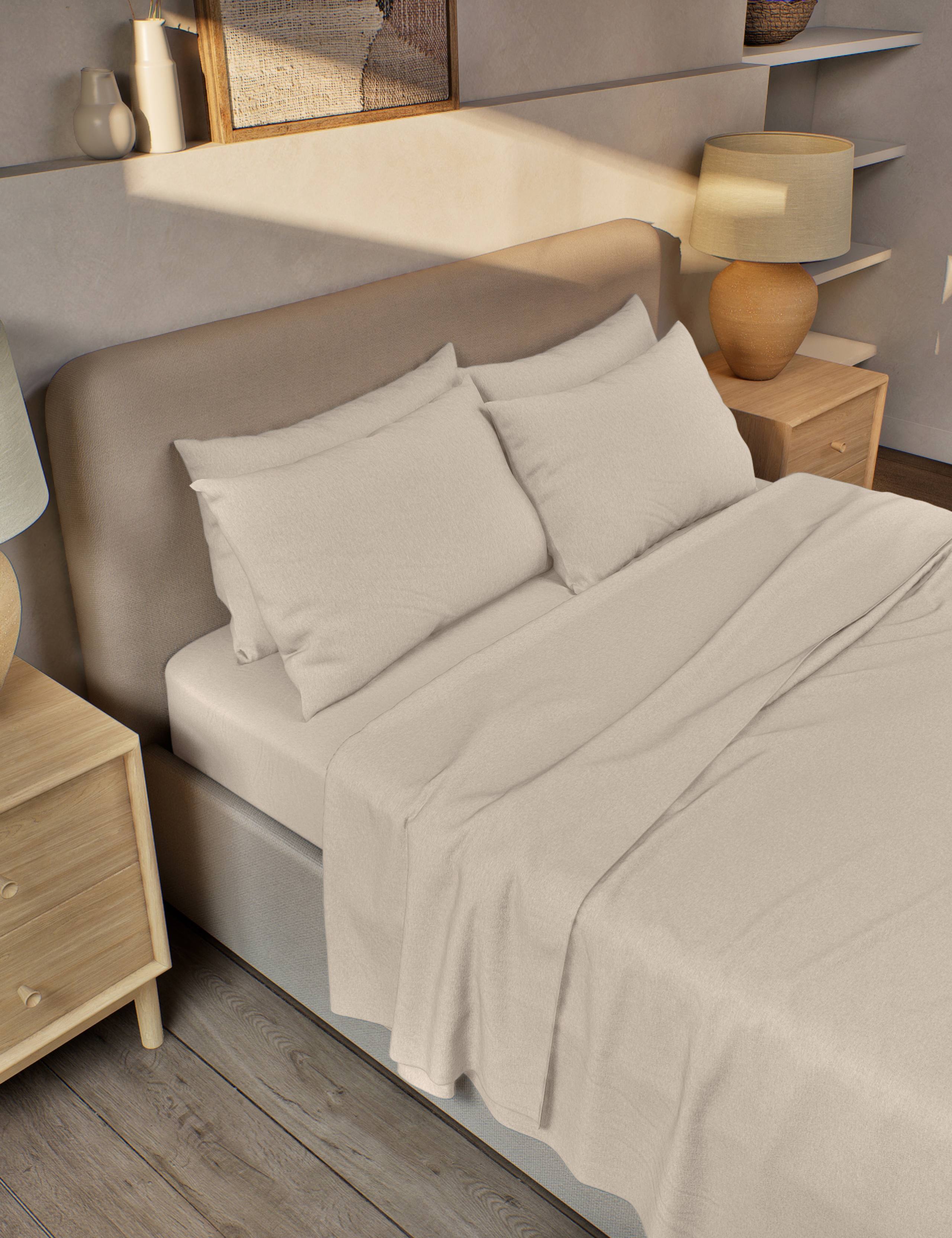 Pure Brushed Cotton Flat Sheet