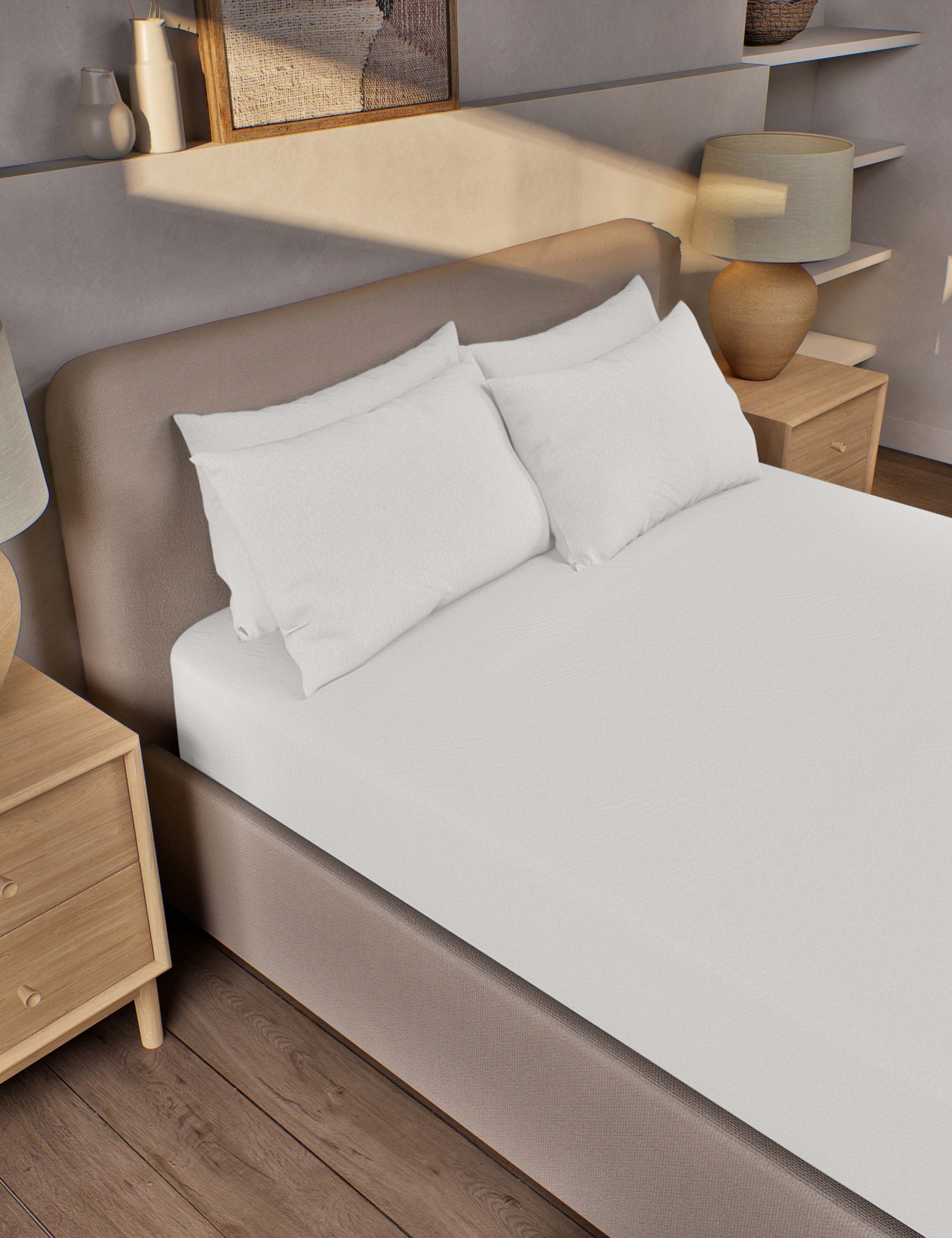 Pure Brushed Cotton Extra Deep Fitted Sheet