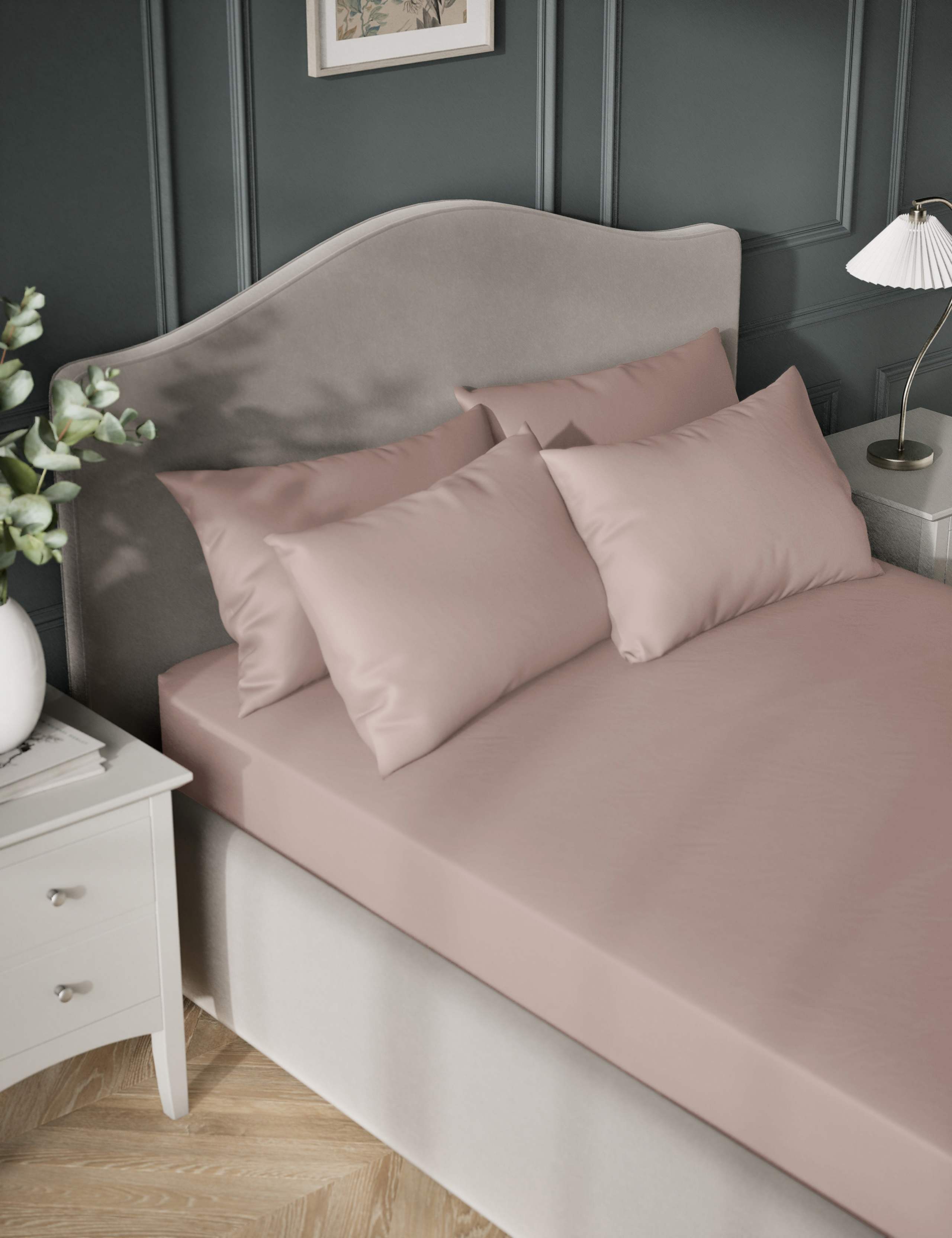 Egyptian Cotton Sateen 400 Thread Count Deep Fitted Sheet