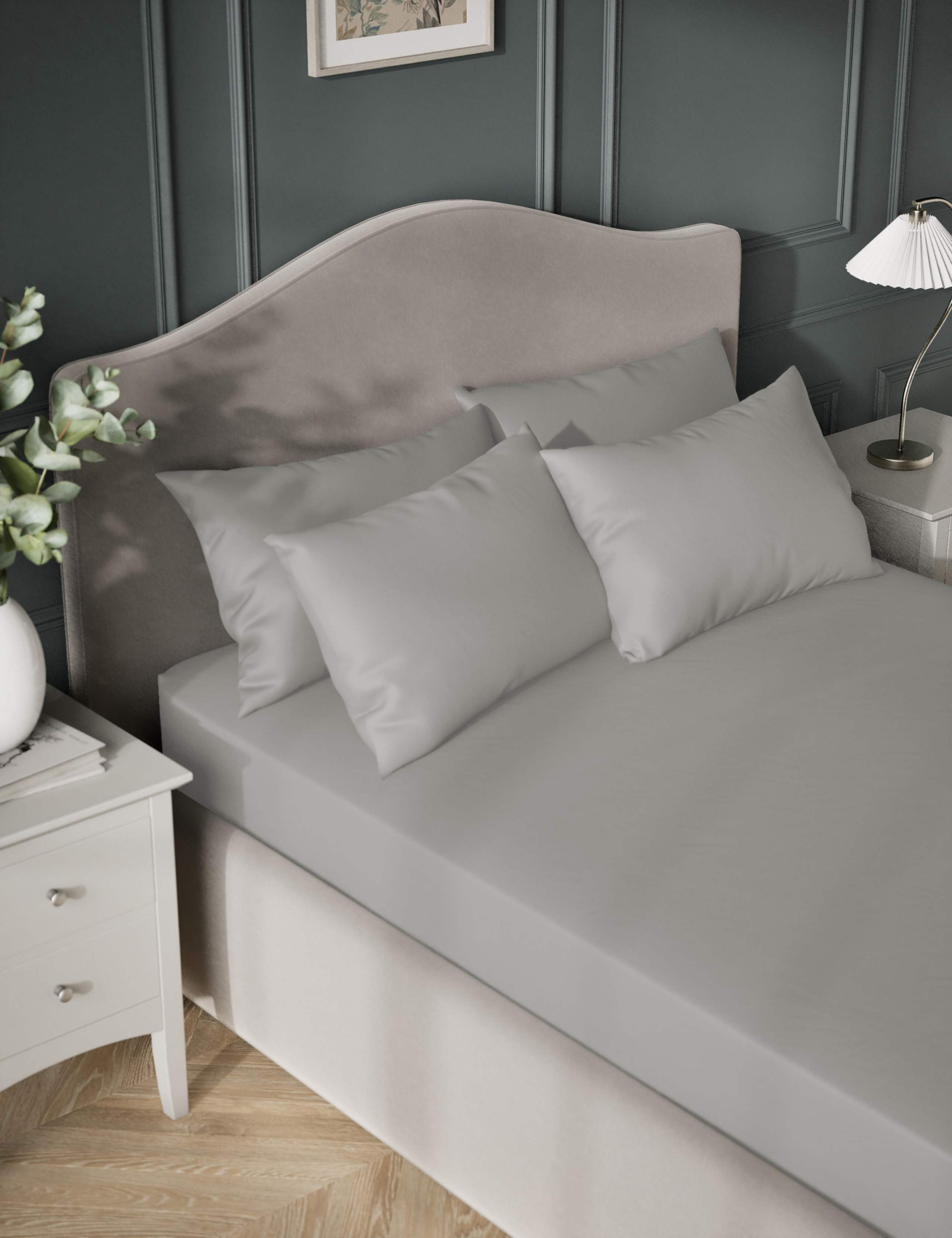 Egyptian Cotton Sateen 400 Thread Count Deep Fitted Sheet