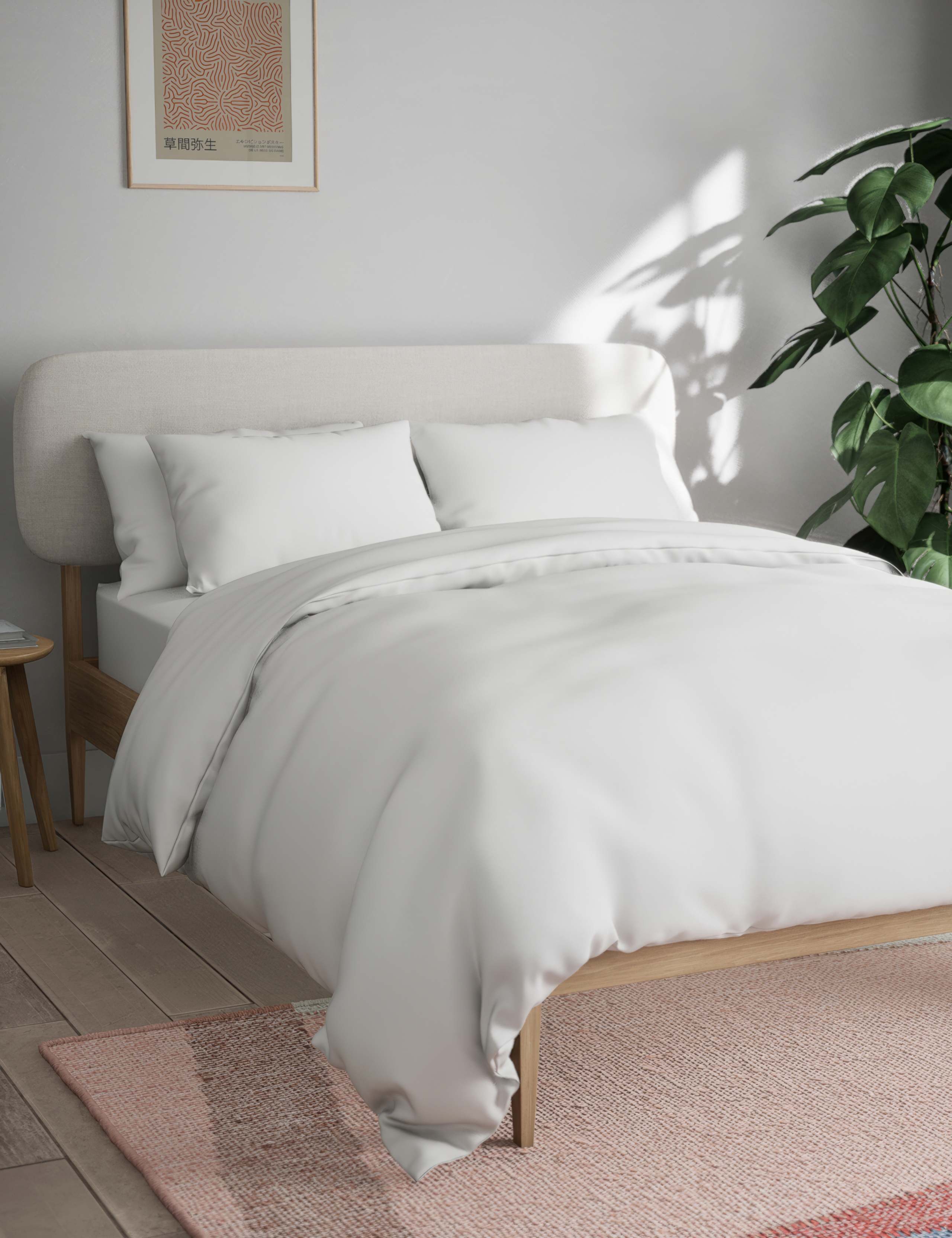 Cotton Blend Non Iron Bedding Set