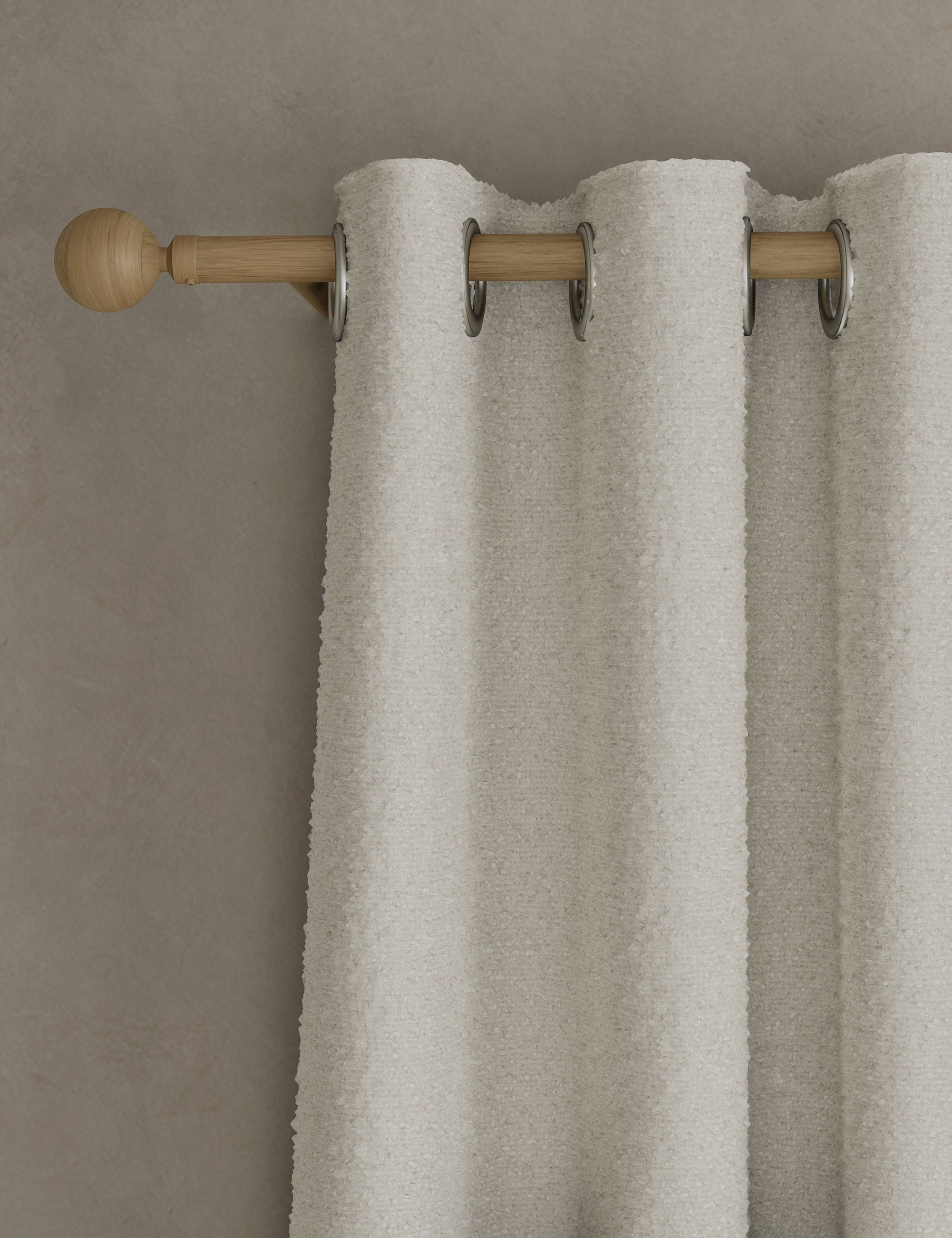 Bouclé Eyelet Curtains
