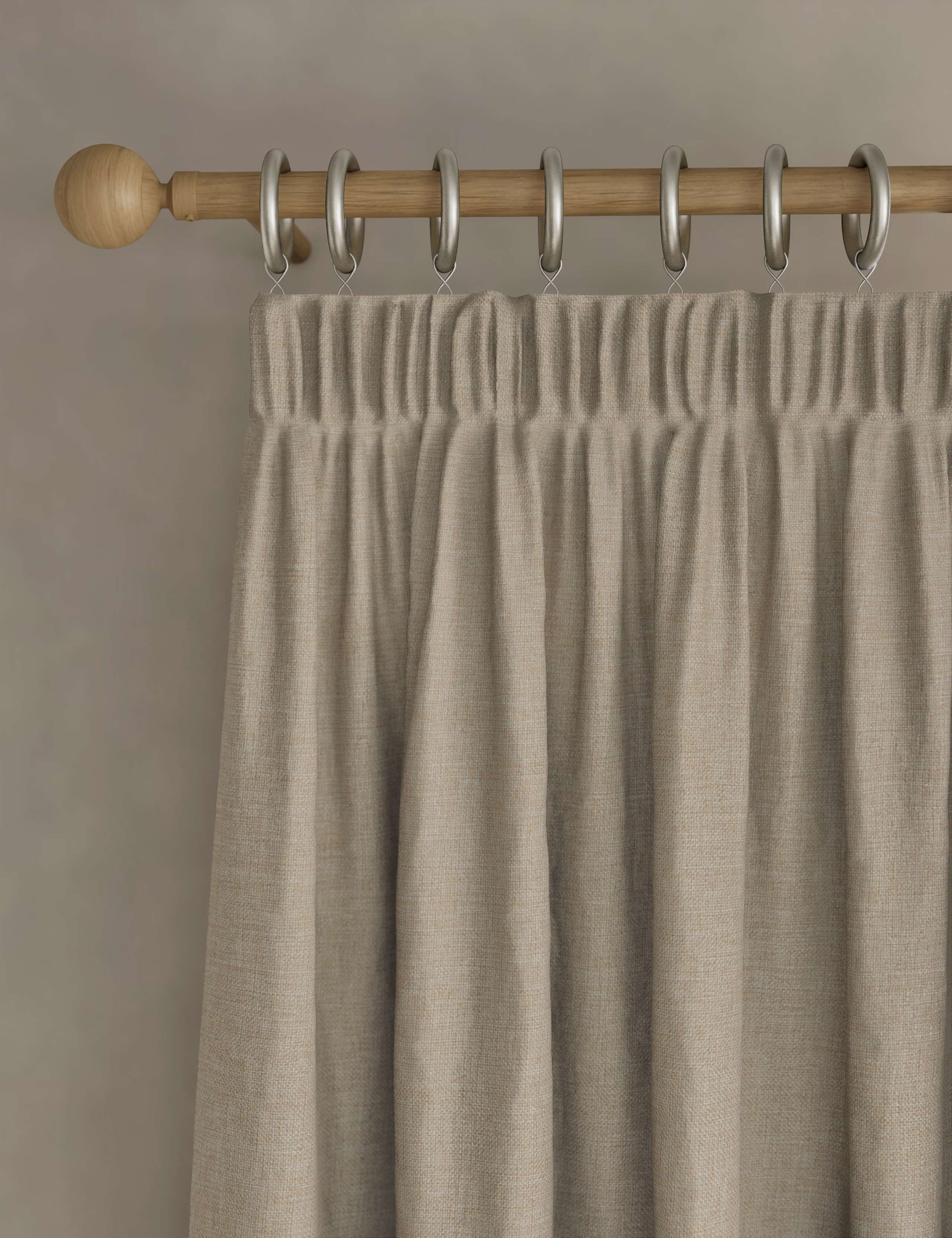Pencil Pleat Blackout Curtains